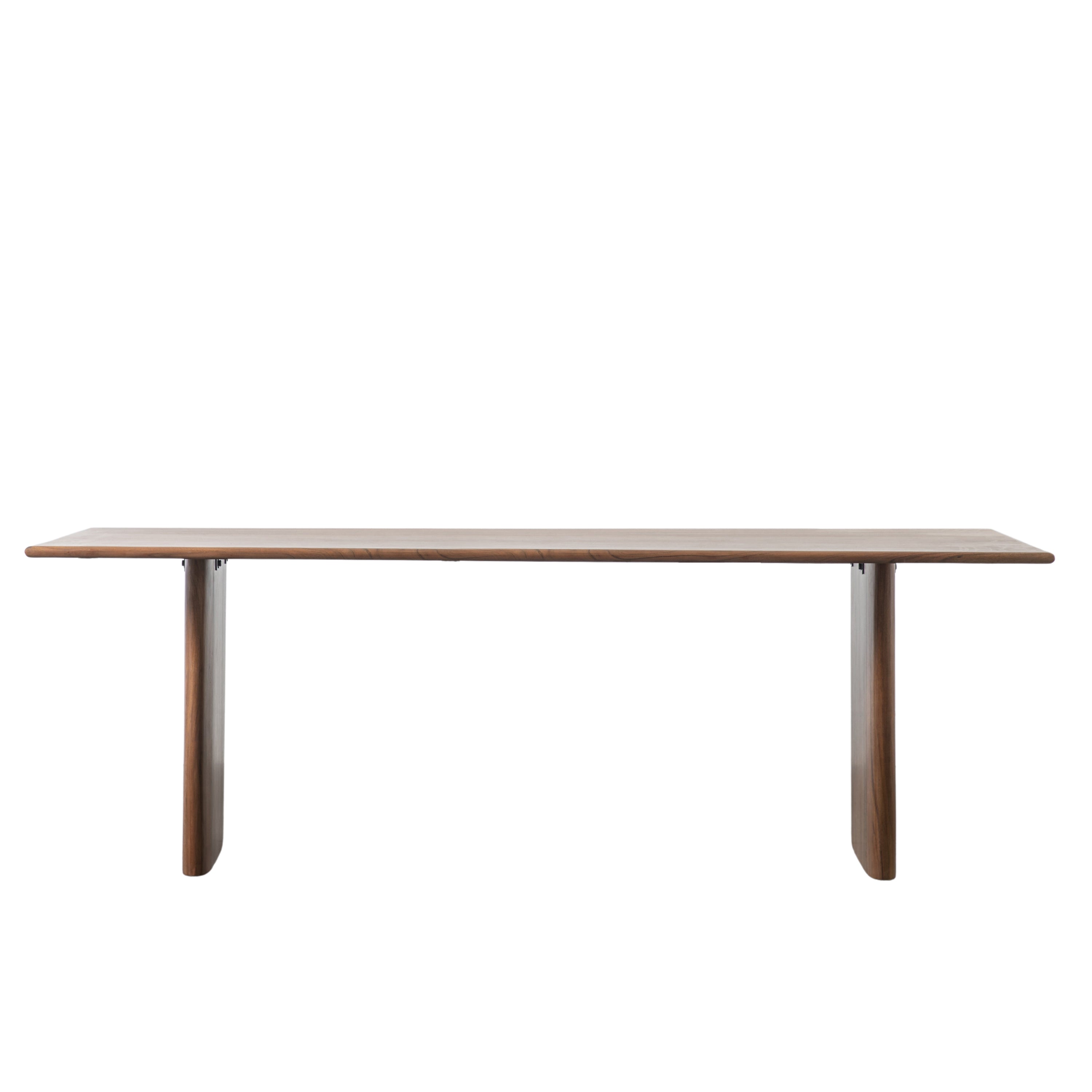 Marta Acacia Wood Rectangle Dining Table | 8 Seater