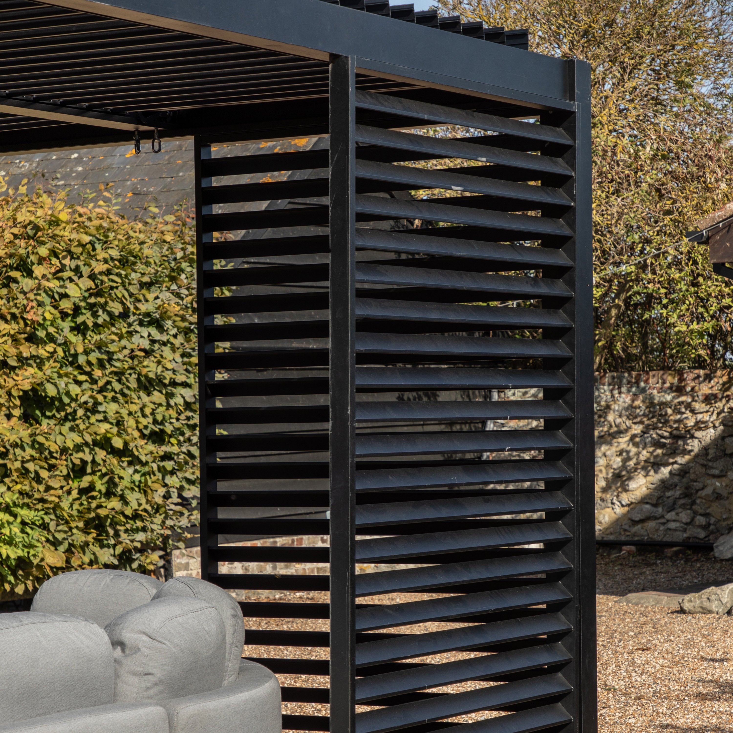 Tropea Outdoor Pergola Louvre Screen Small