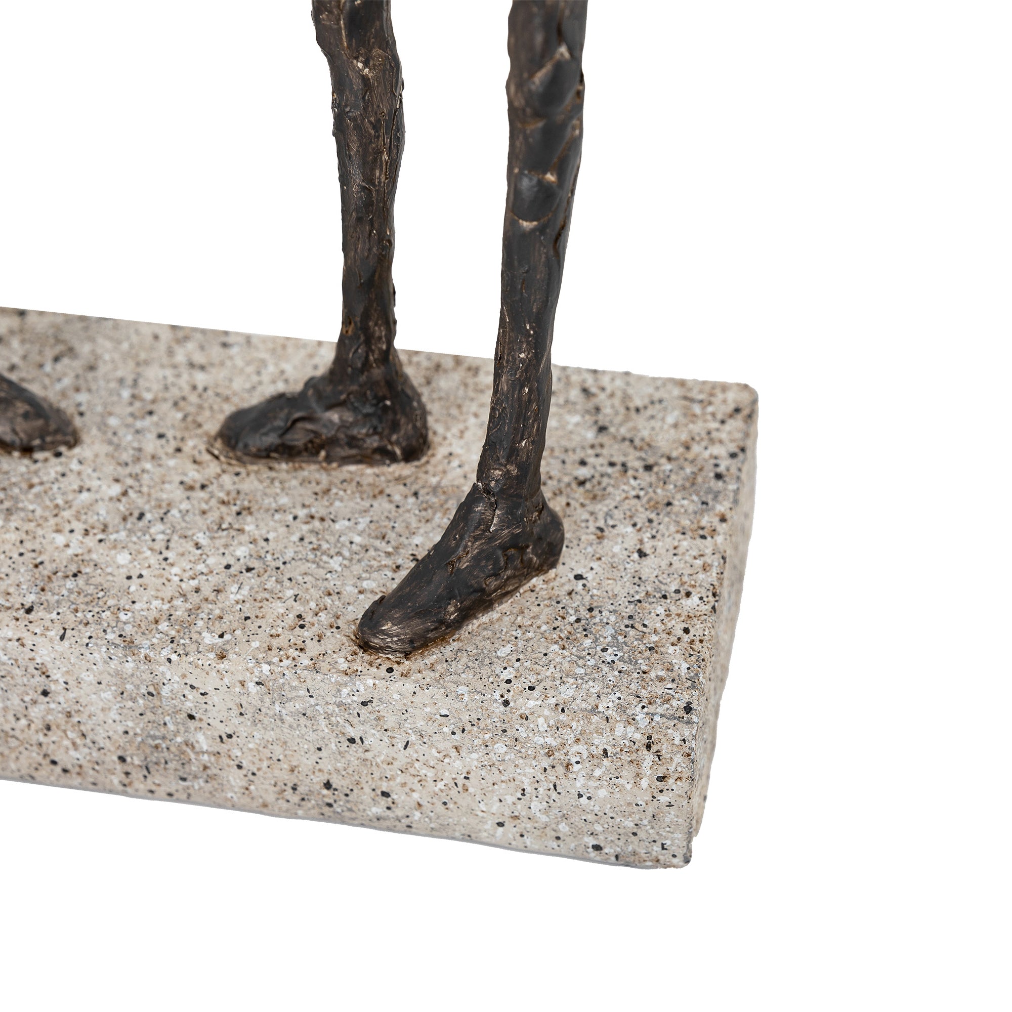 Antique Bronze Family Swing Sculpture