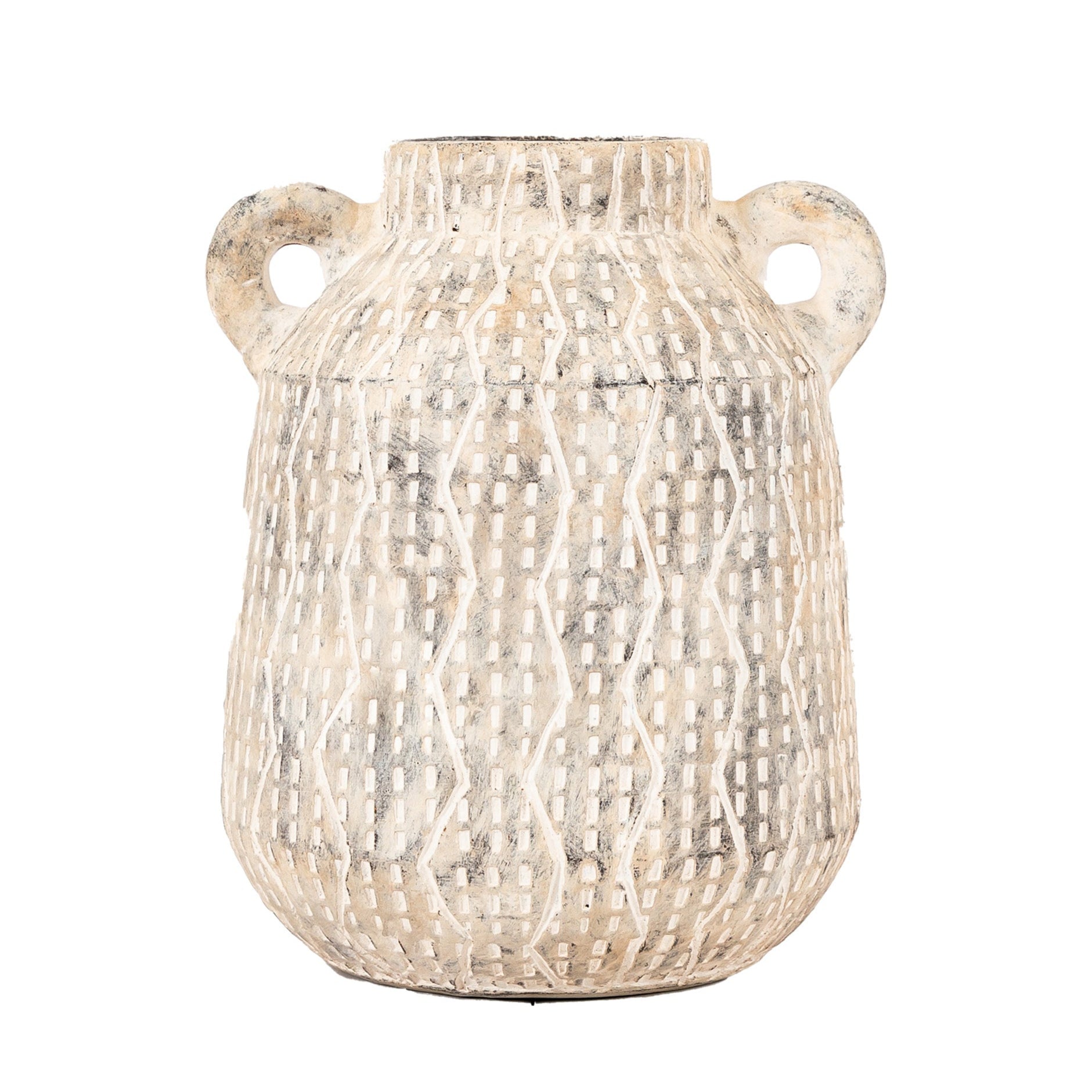 Acme Earthy White Vase | Small