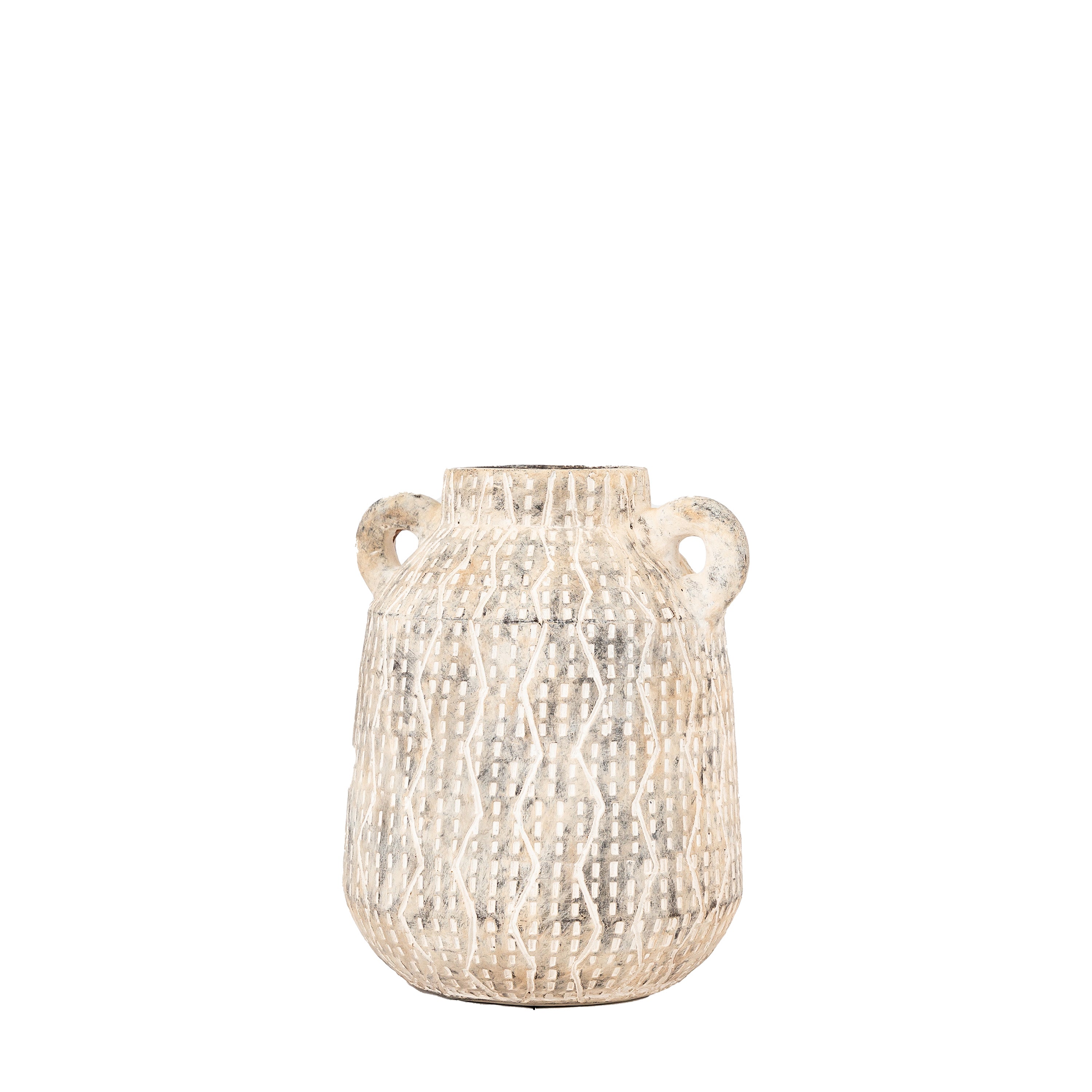 Acme Earthy White Vase | Small