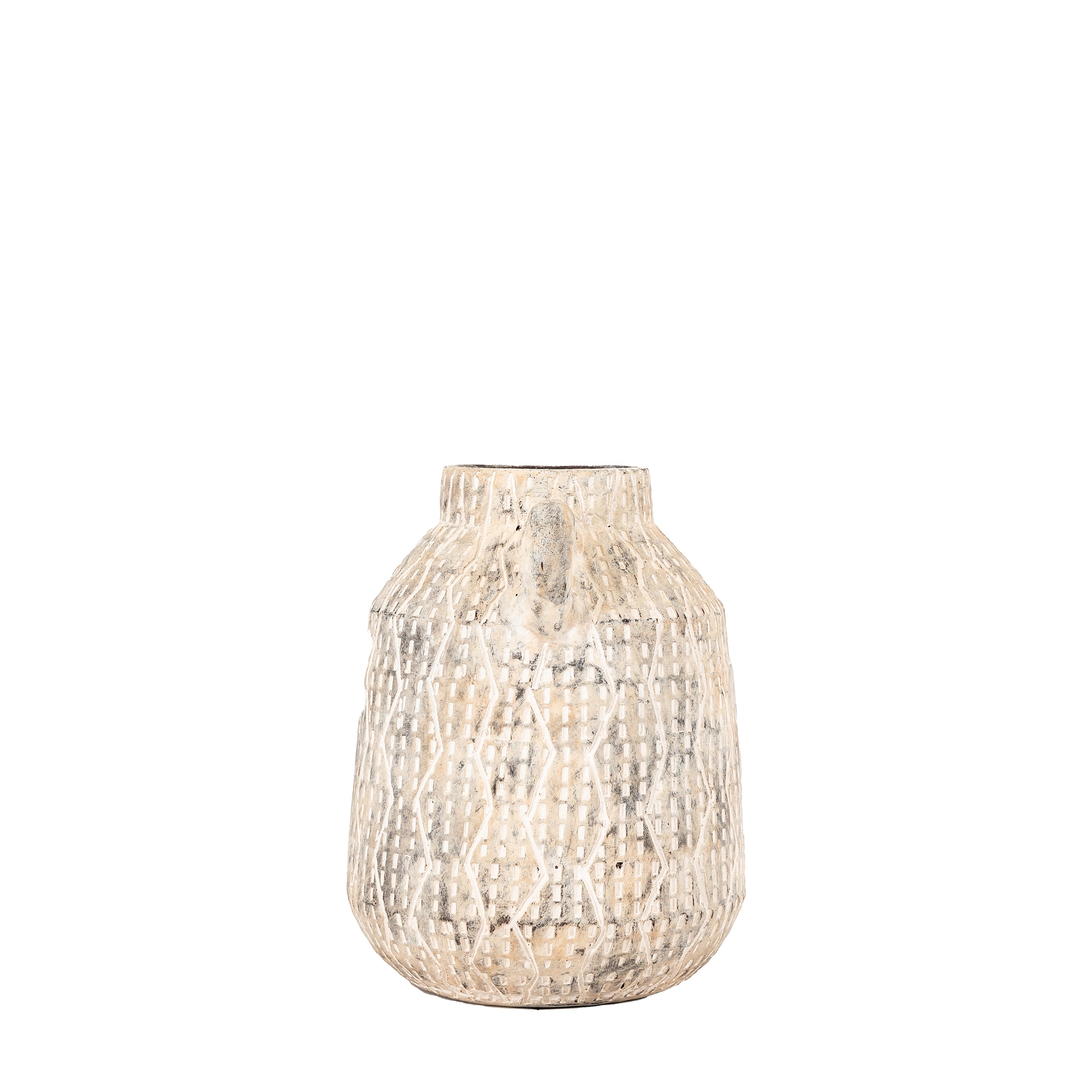 Acme Earthy White Vase | Small