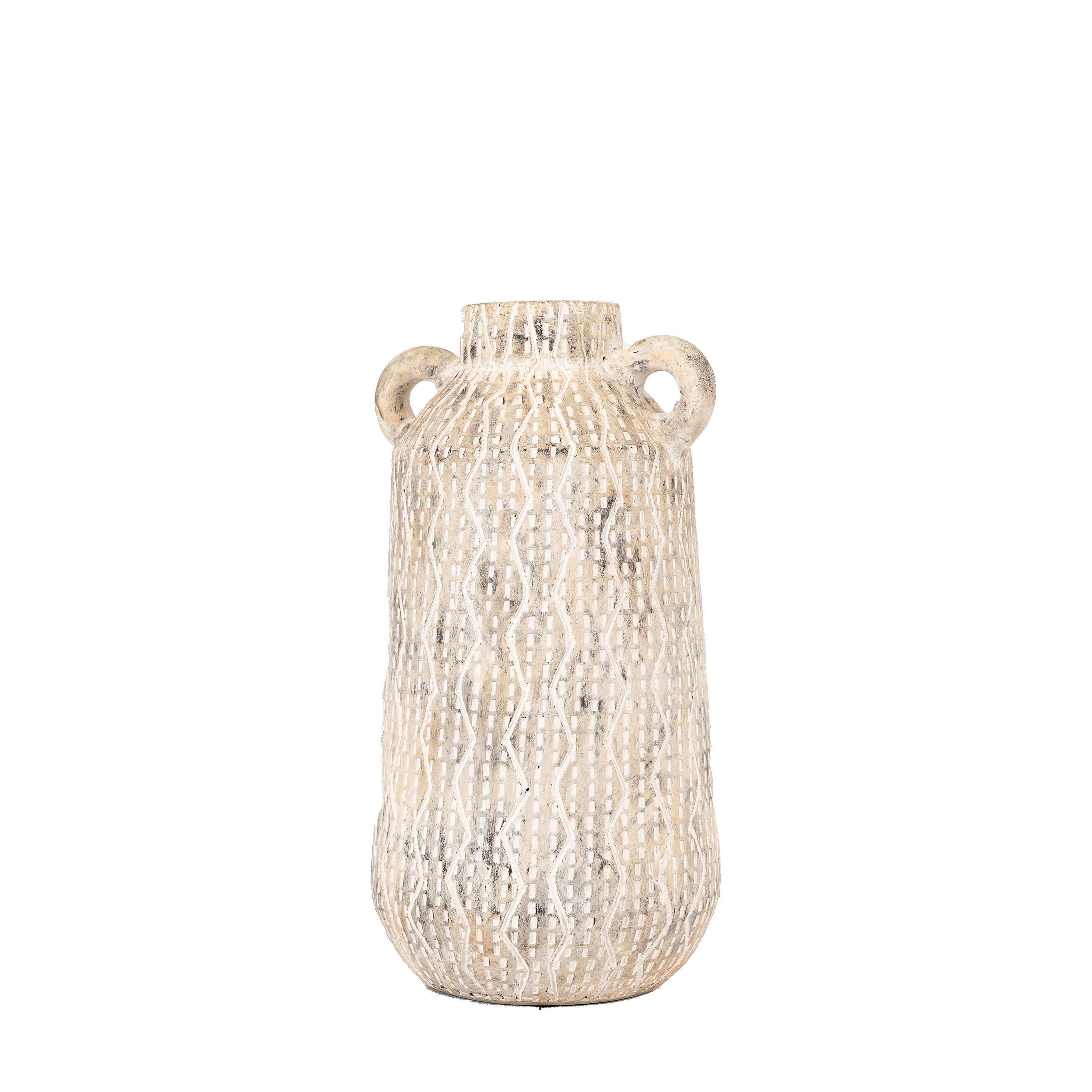 Acme Earthy White Vase | Medium