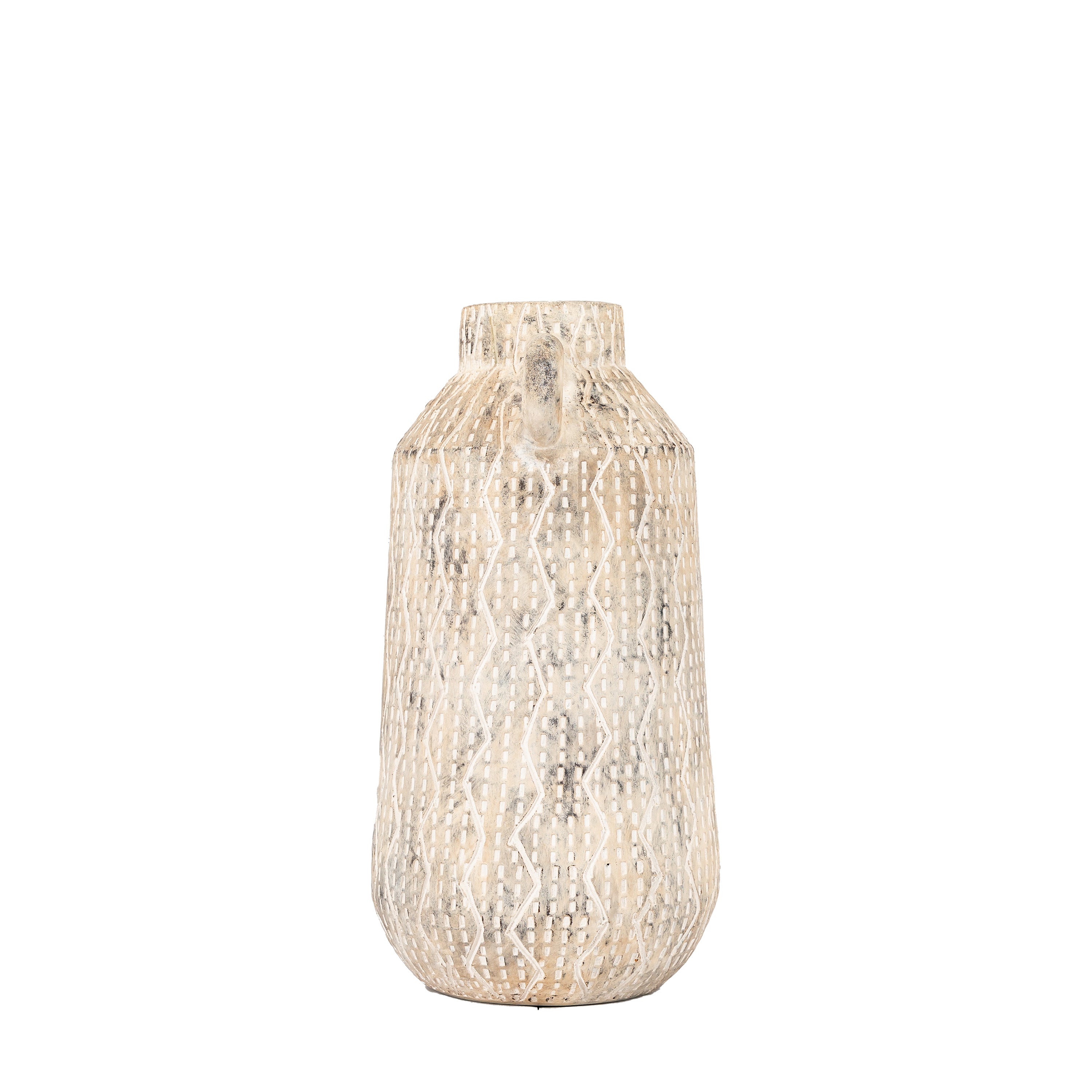 Acme Earthy White Vase | Medium