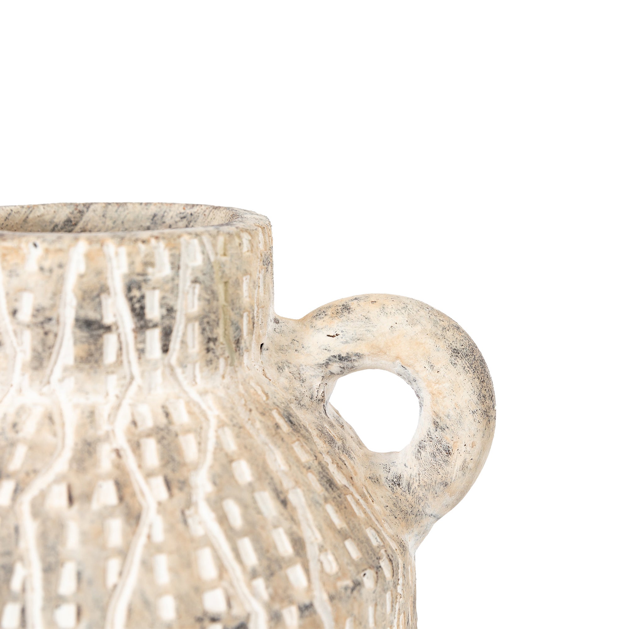 Acme Earthy White Vase | Medium