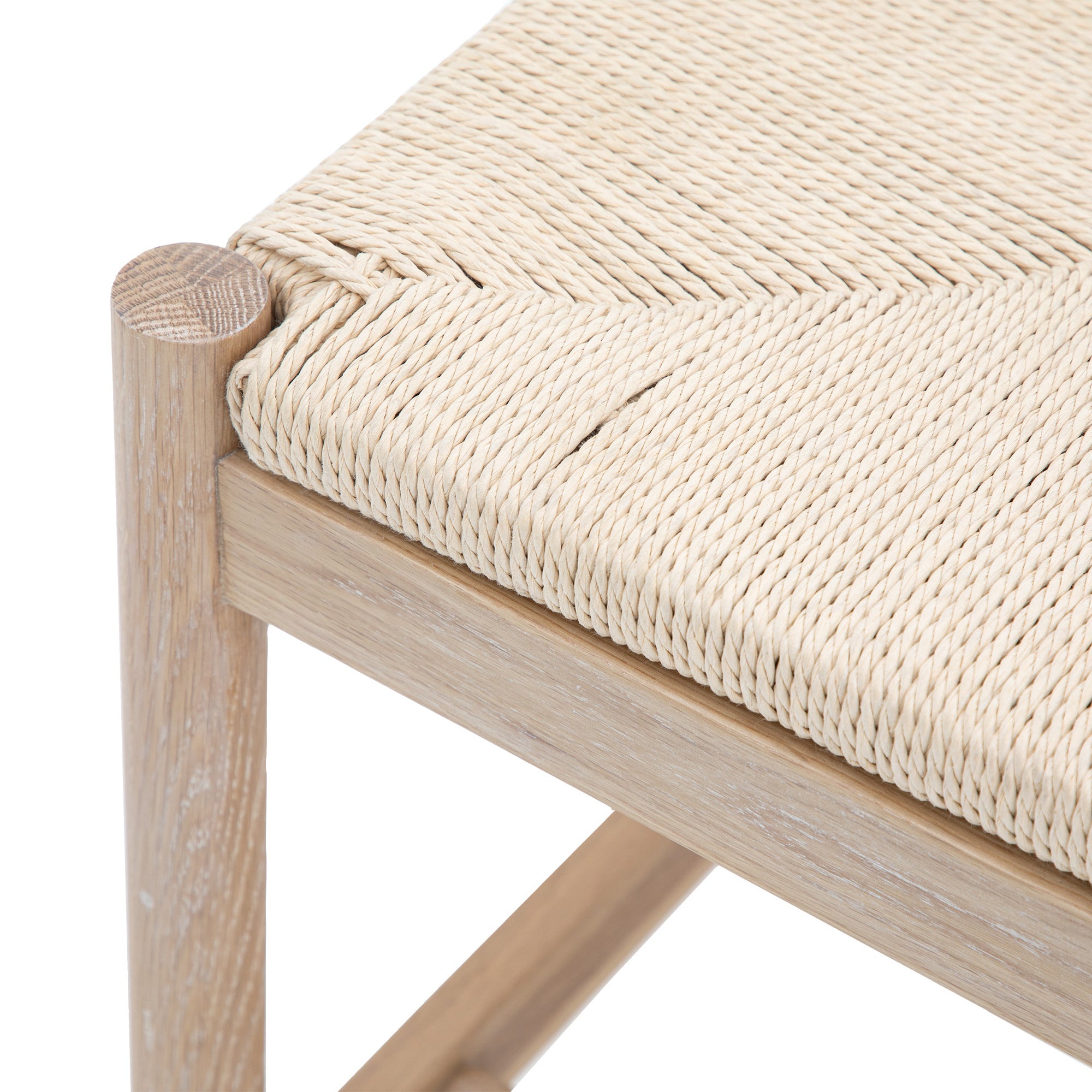 Radley Natural Oak Wood & Rope Bench
