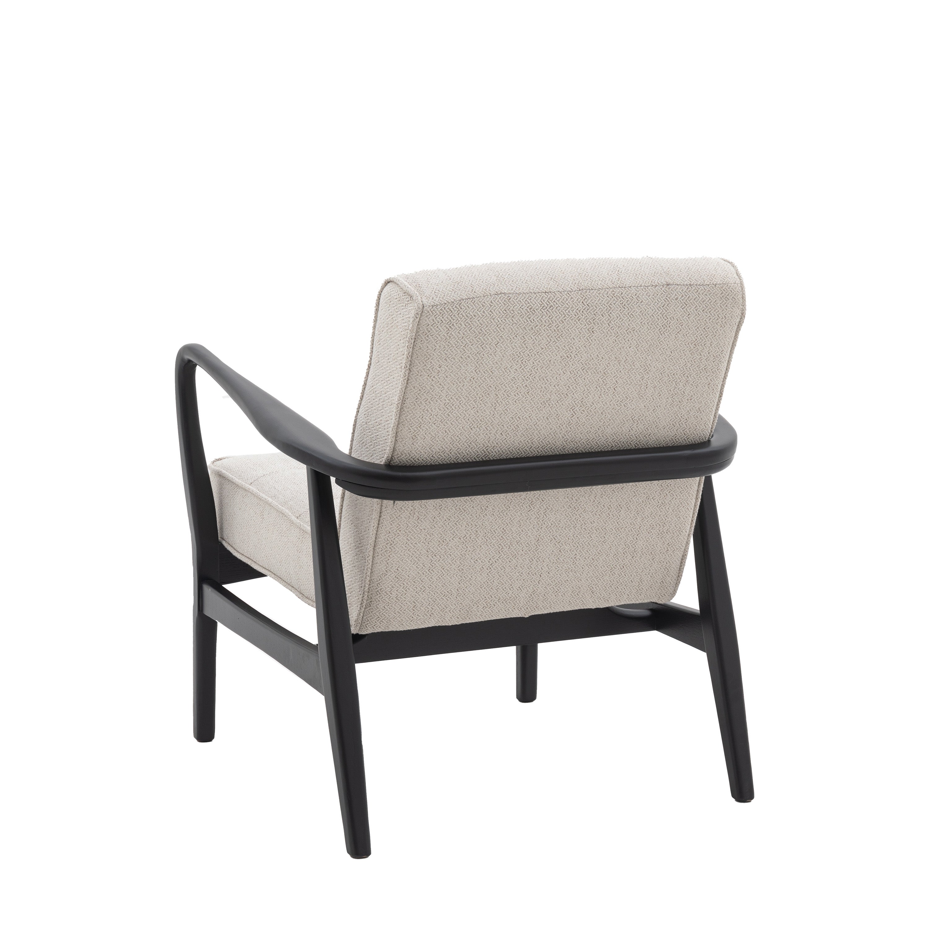 Fiona Black & Natural Weave Armchair