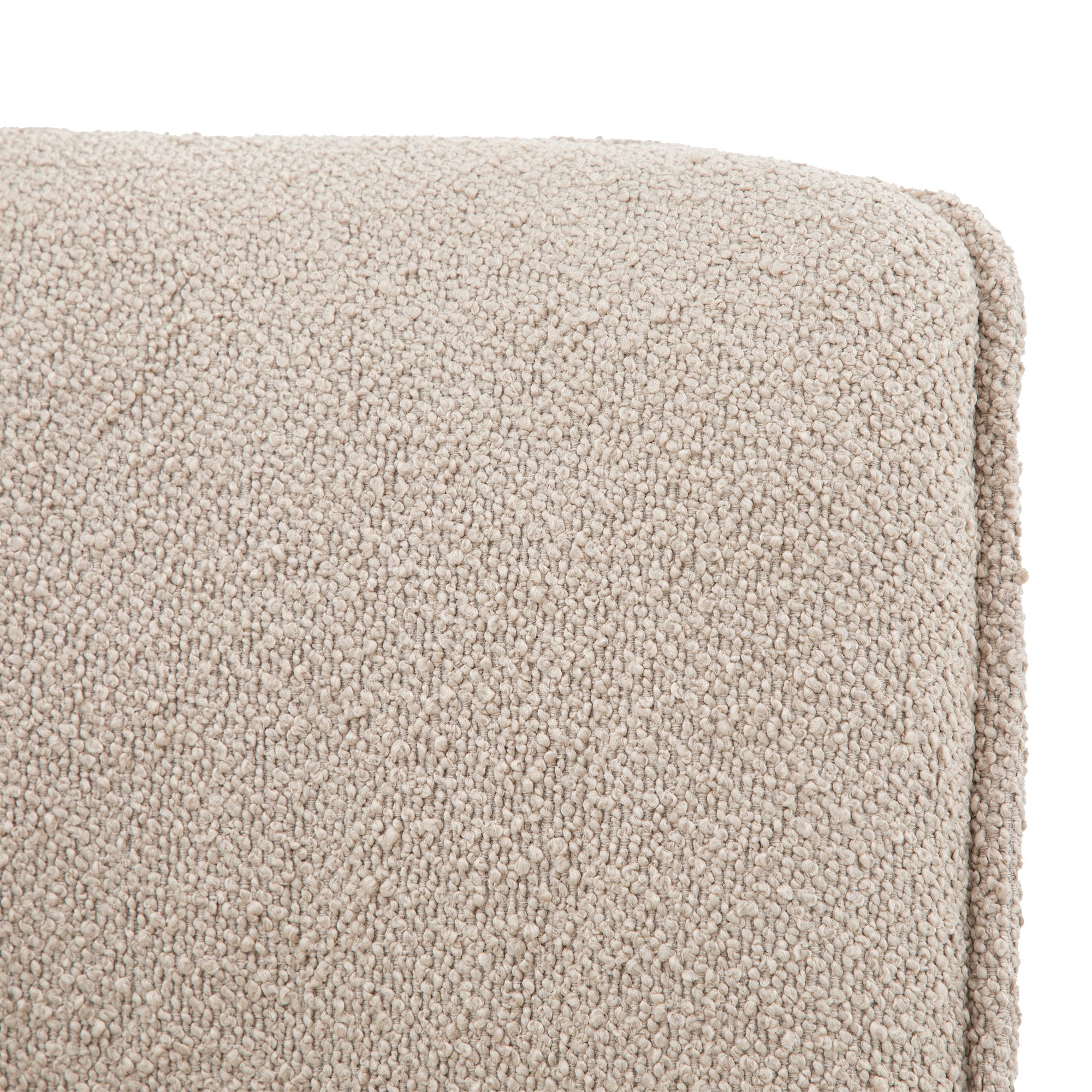 Set of 2 Kirk Cream Bouclé & Wood Dining Chair