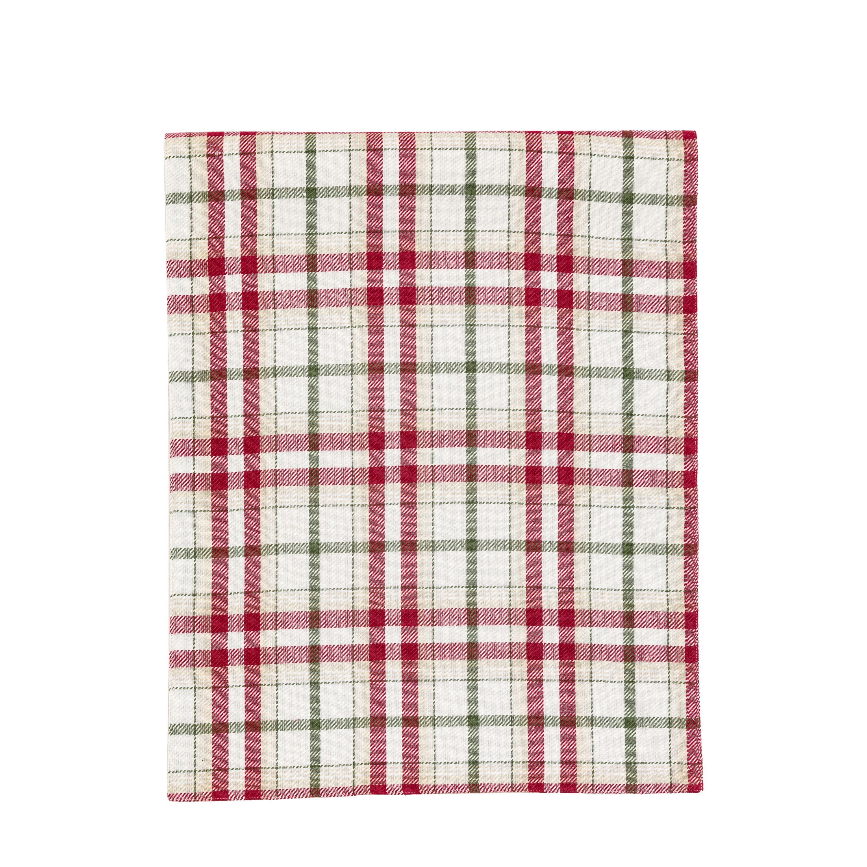 Heritage Christmas Check Table Runner