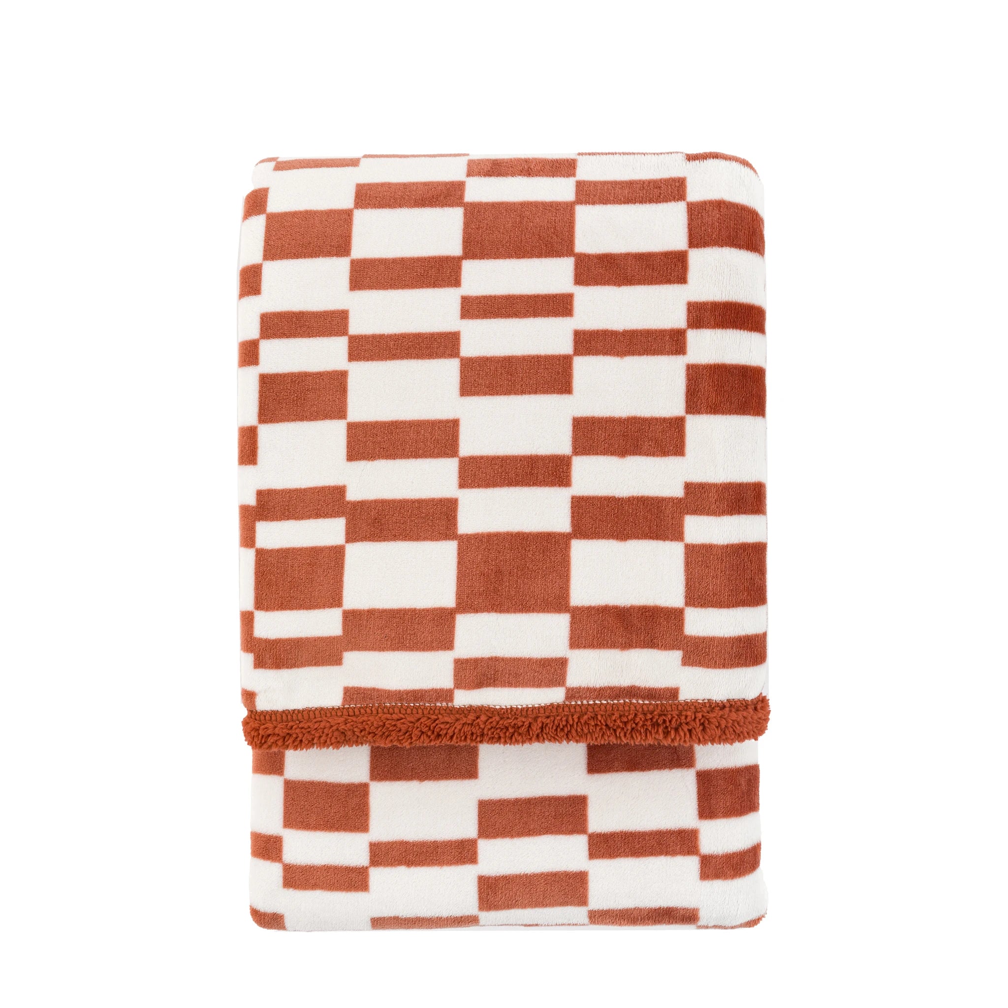 Norelle Sherpa Nutmeg Brown Throw