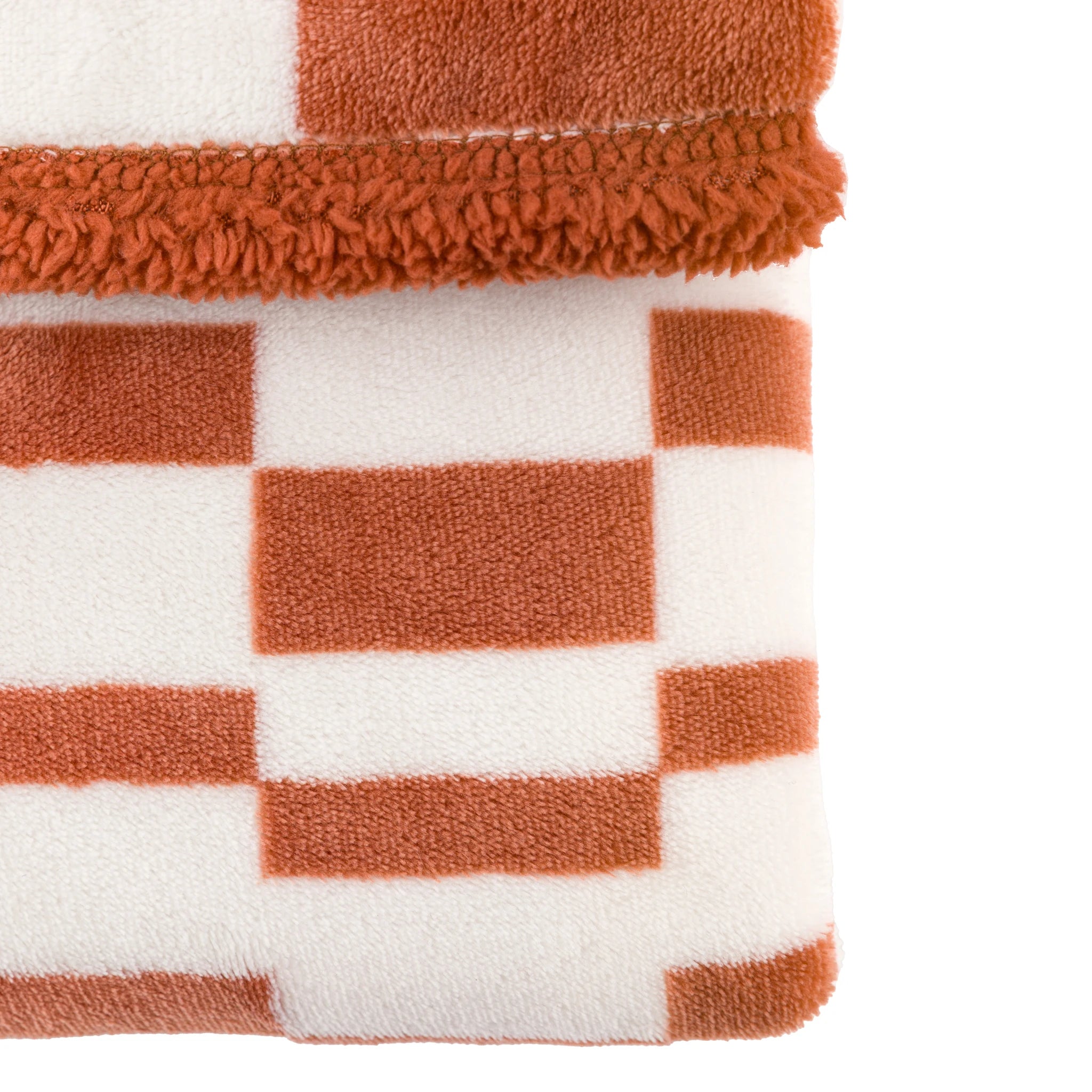 Norelle Sherpa Nutmeg Brown Throw