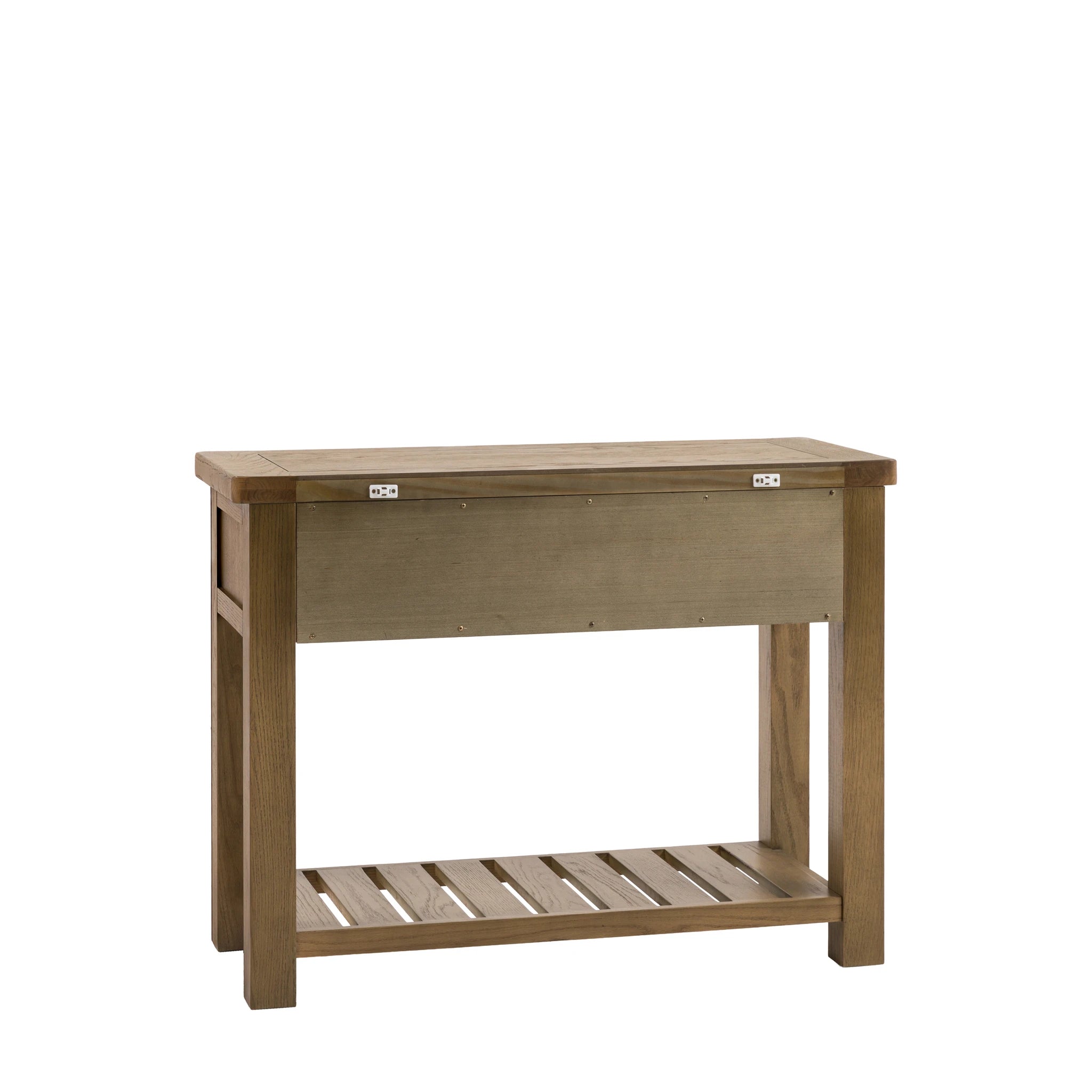 Hartbourne Natural Oak Wood Console Table Small