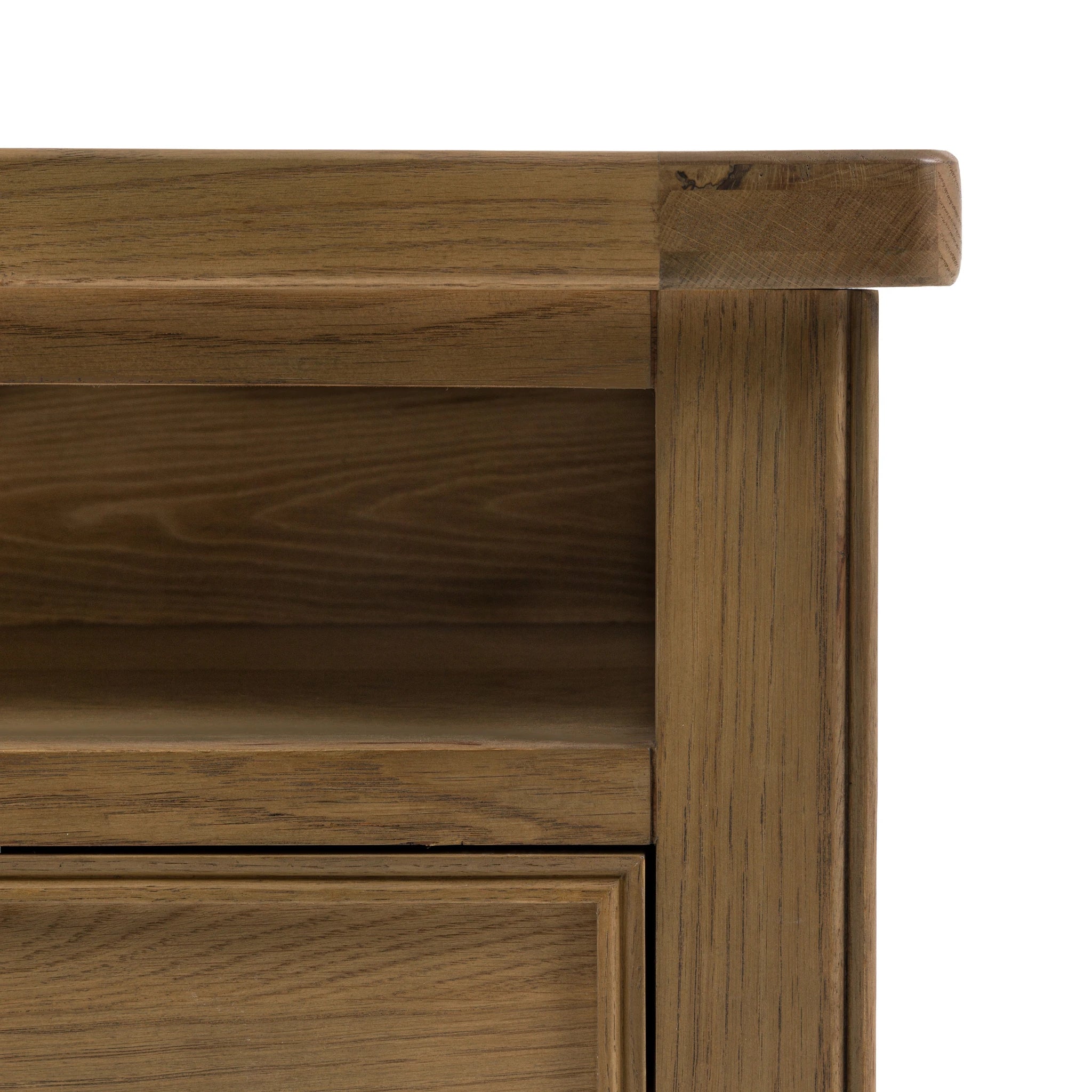 Hartbourne Natural Oak Wood TV Unit