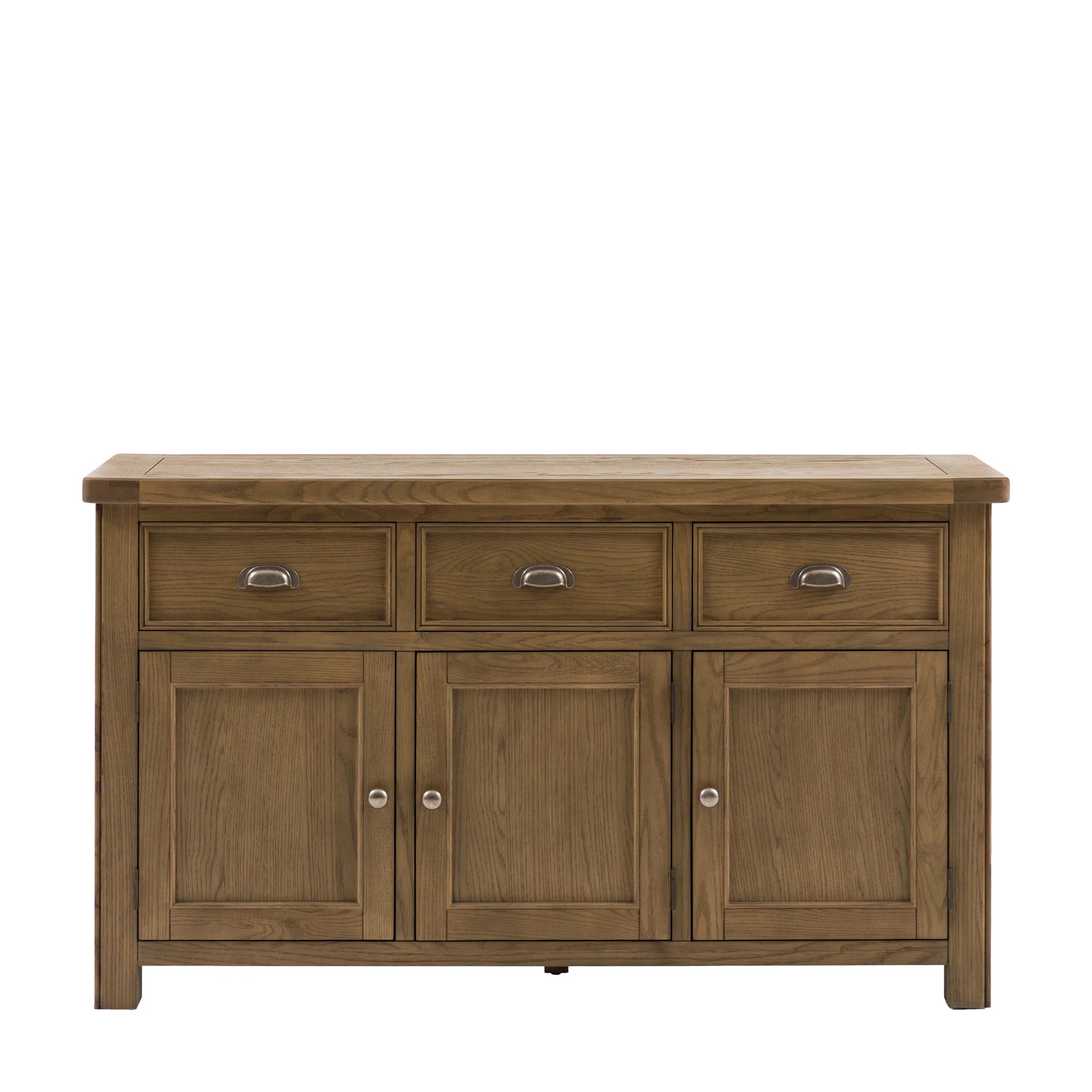 Hartbourne Natural Oak Wood Sideboard Large