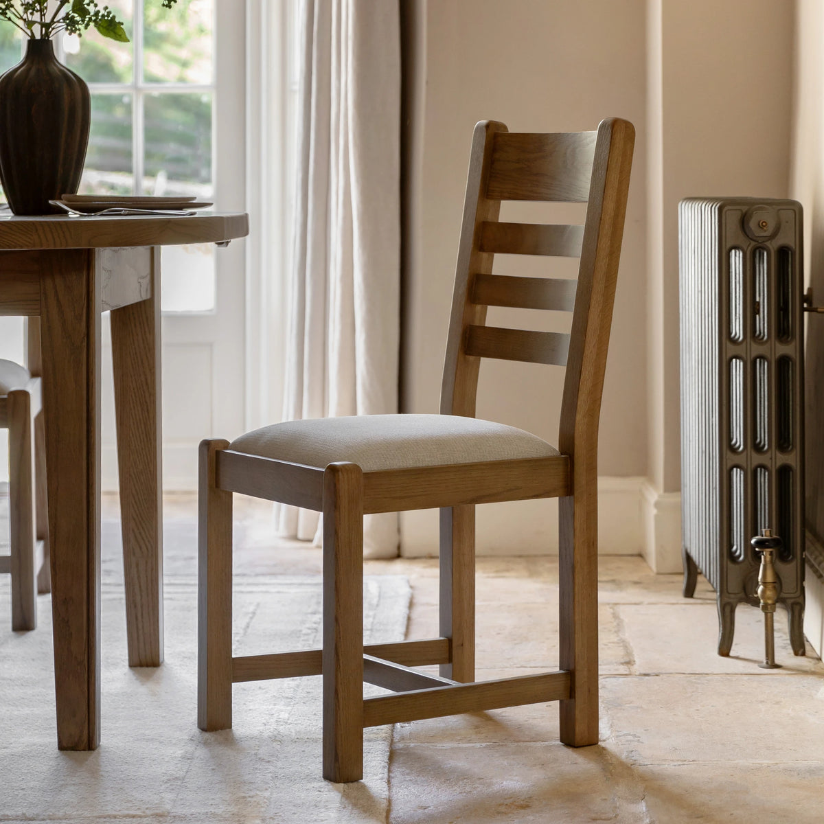 Set of 2 Hartbourne Natural Wood Dining Chairs