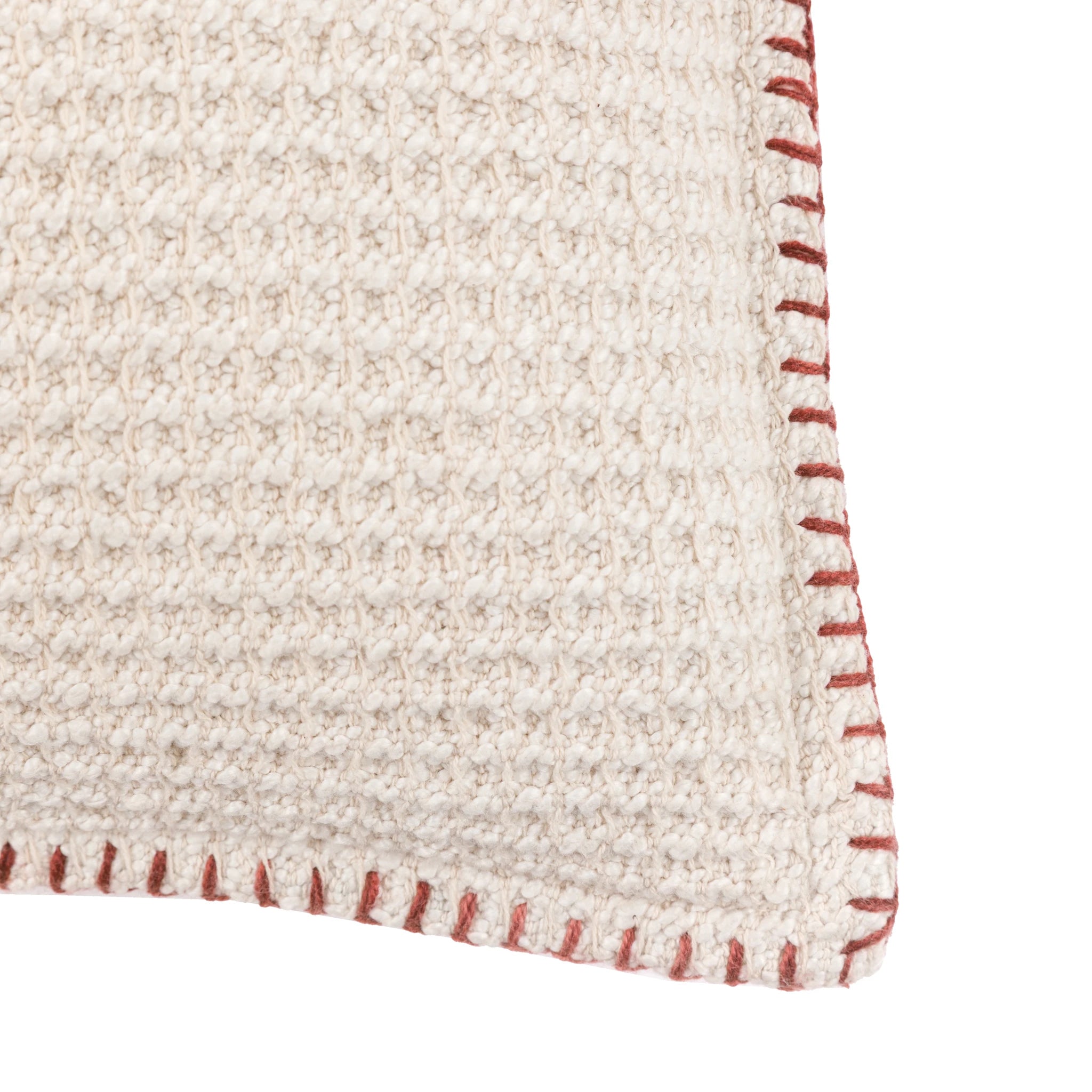 Loxley Textured Cream Cotton Cushion 45x45cm