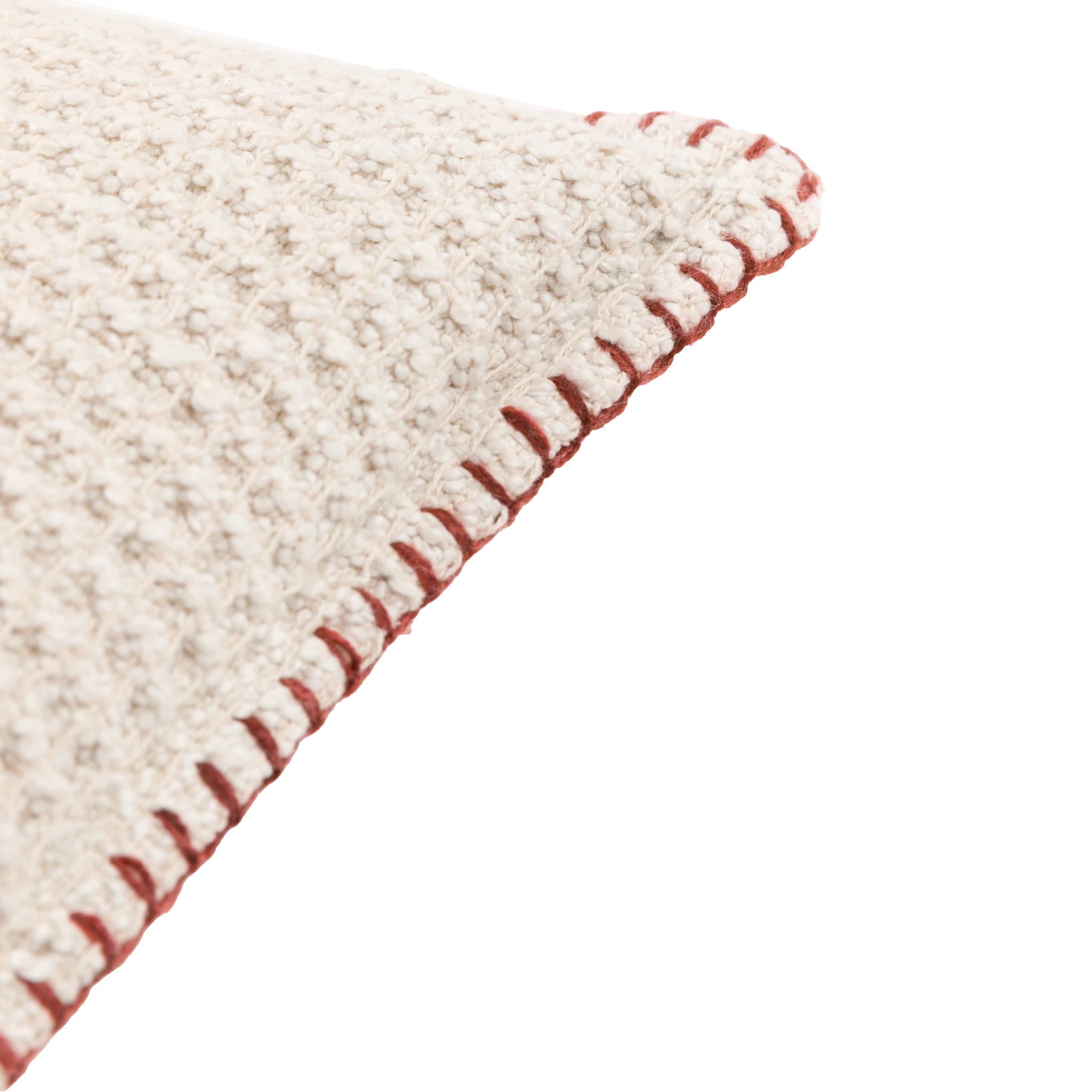 Loxley Textured Cream Cotton Cushion 45x45cm