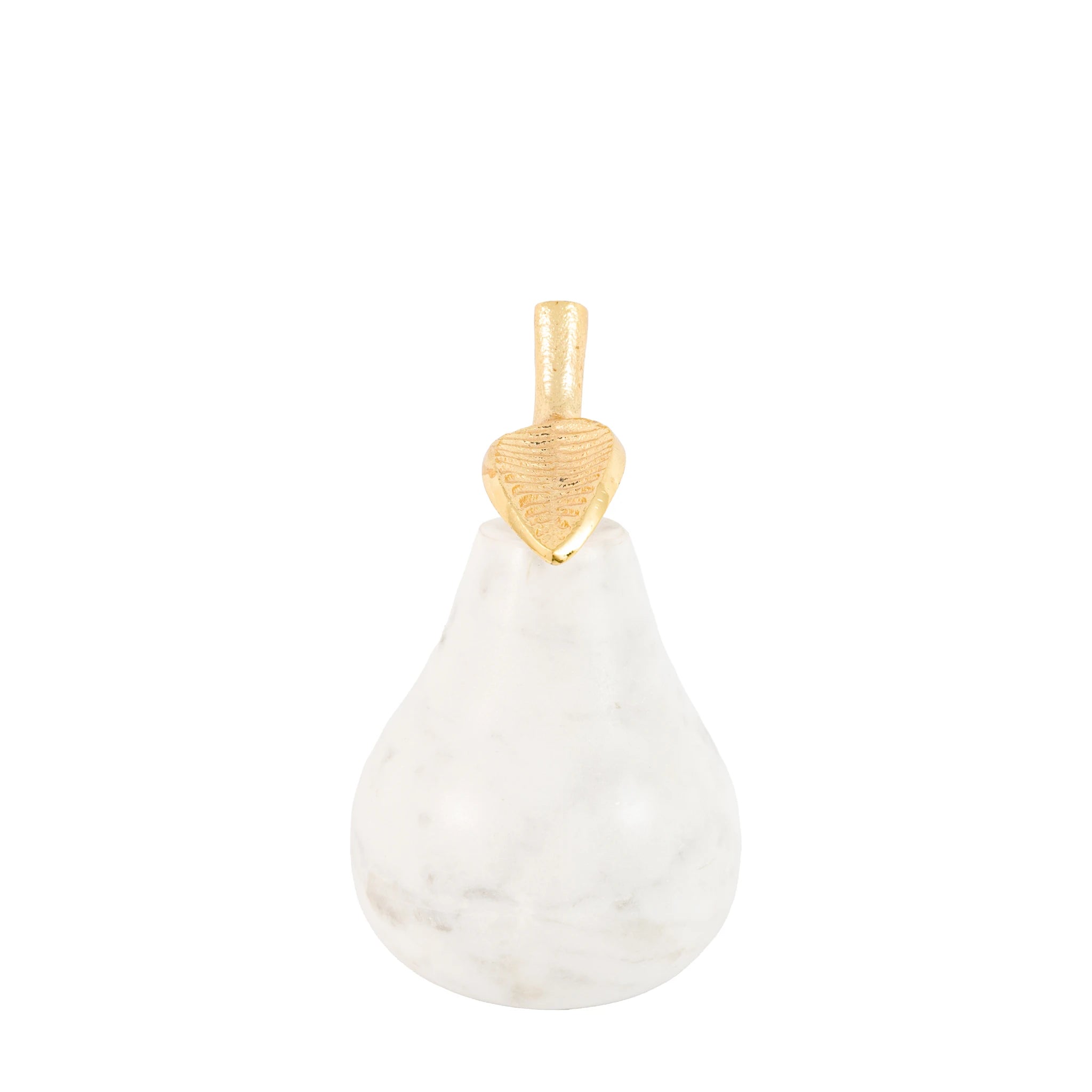 Carrina White Marble Pear Ornament