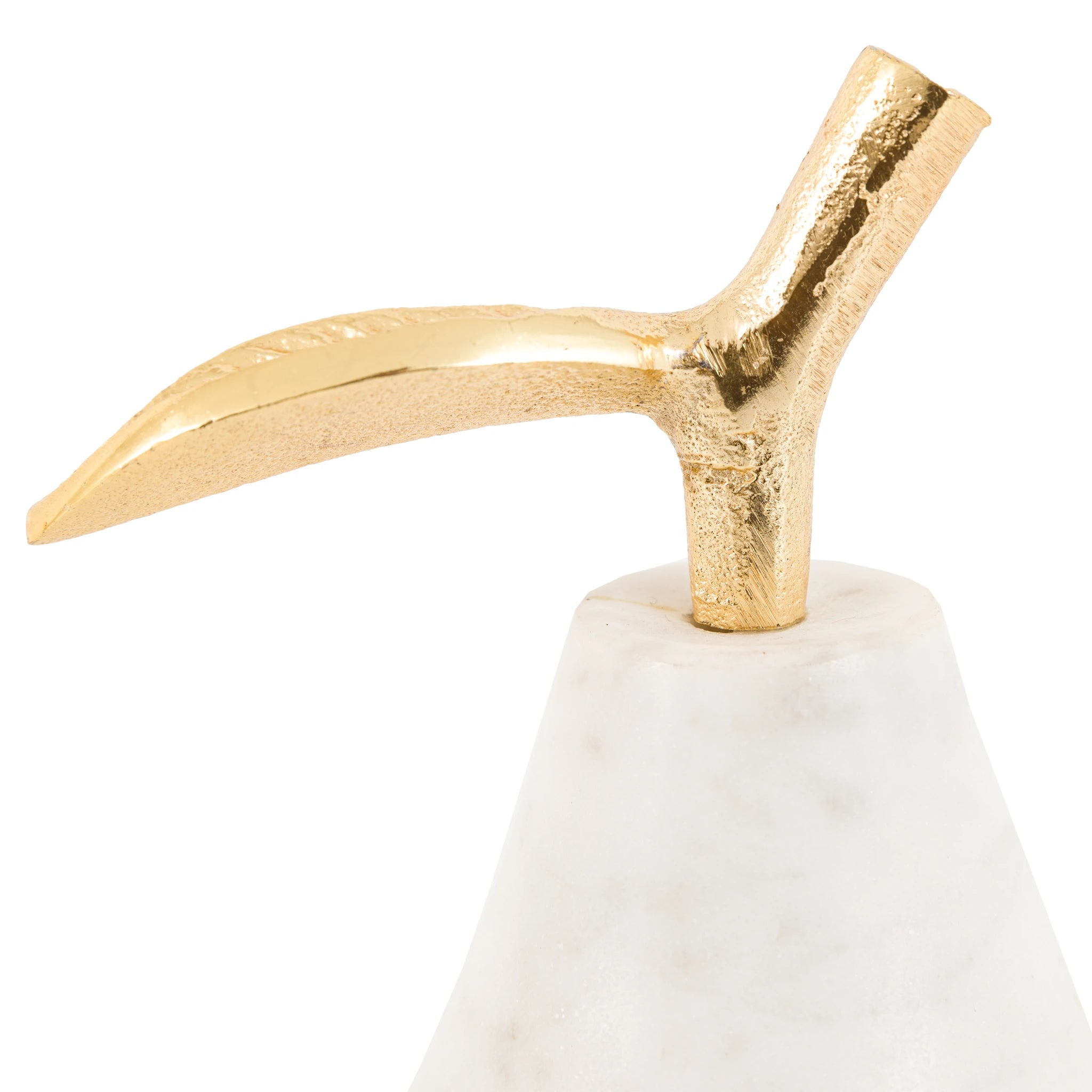 Carrina White Marble Pear Ornament