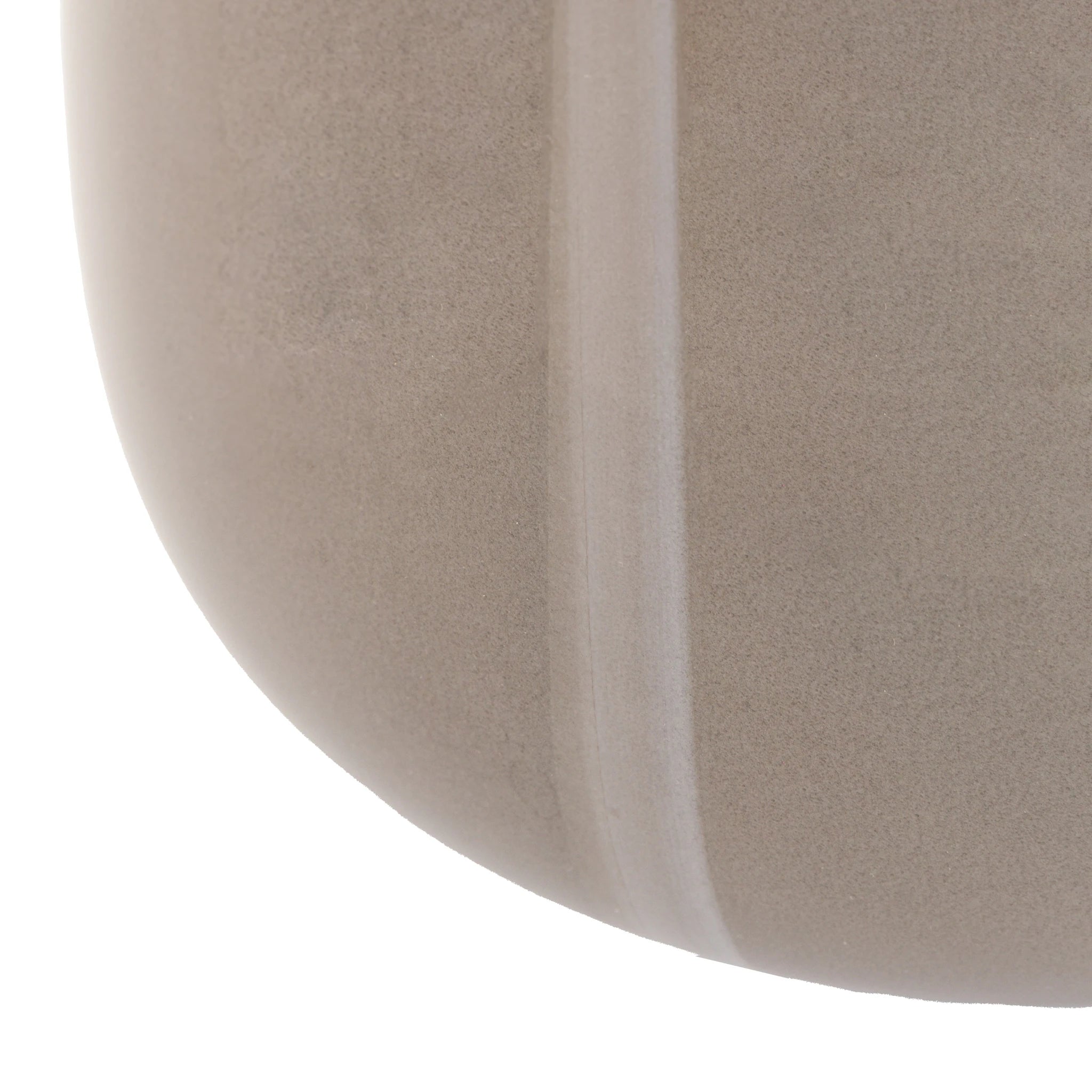Varese Striped Glass Taupe Vase Small