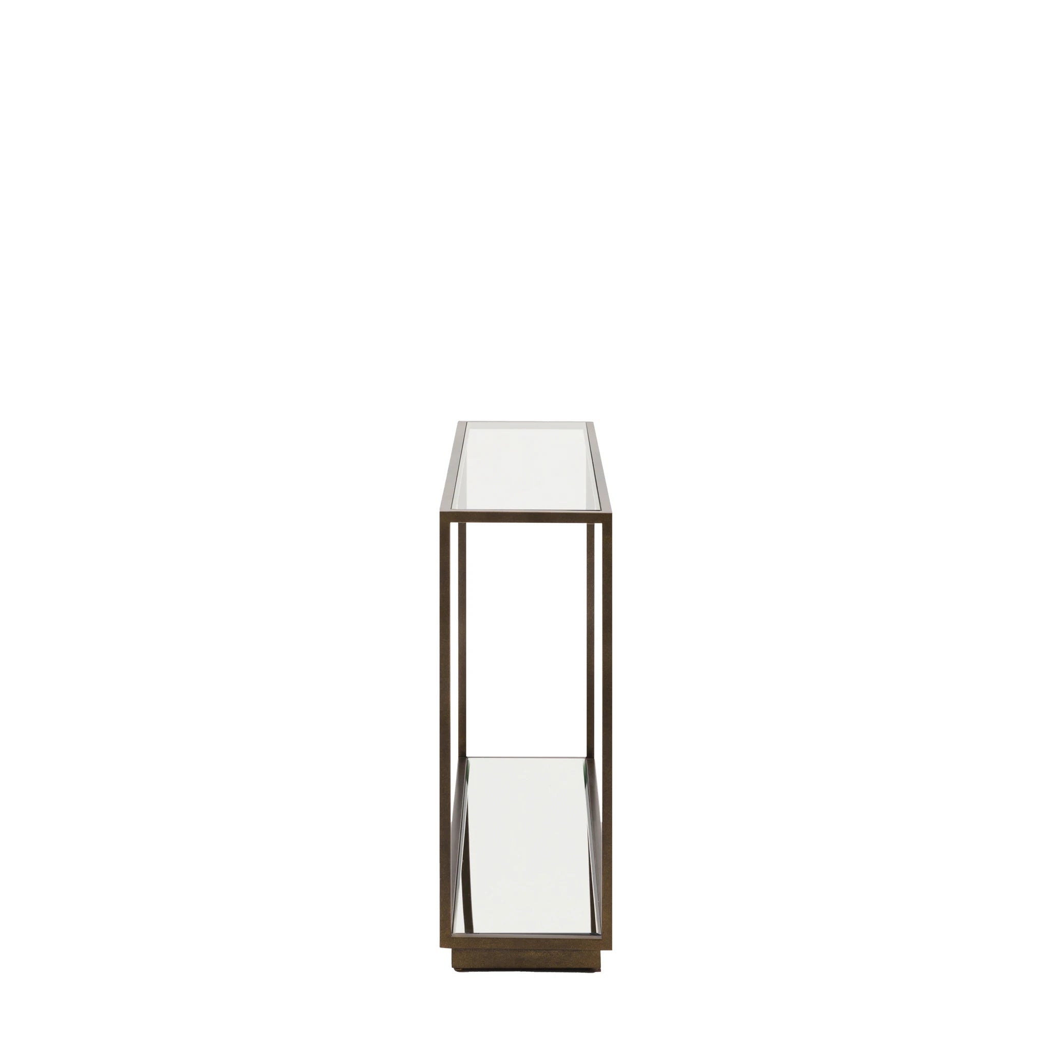 Ventura Bronze & Glass Console Table
