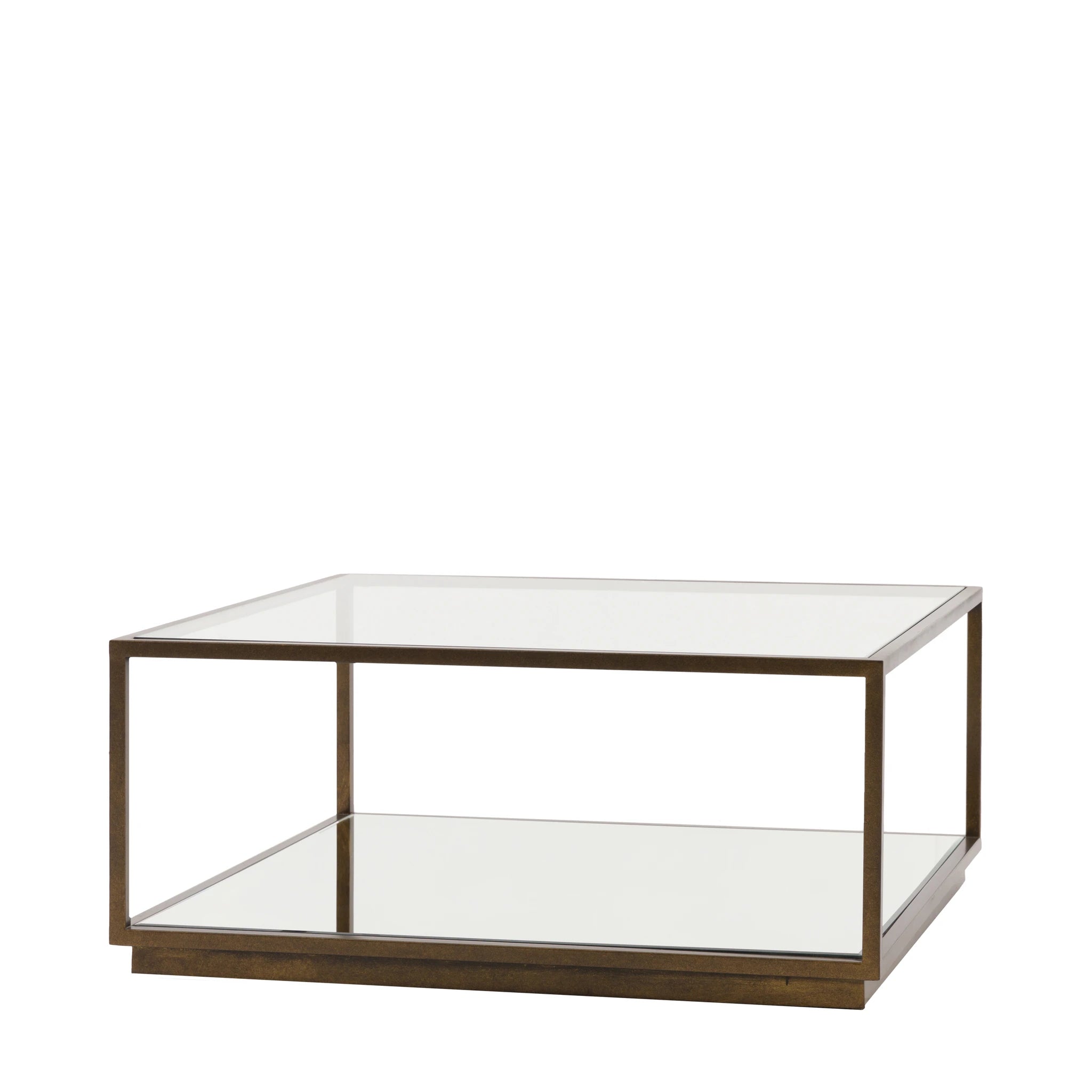 Ventura Bronze & Glass Coffee Table