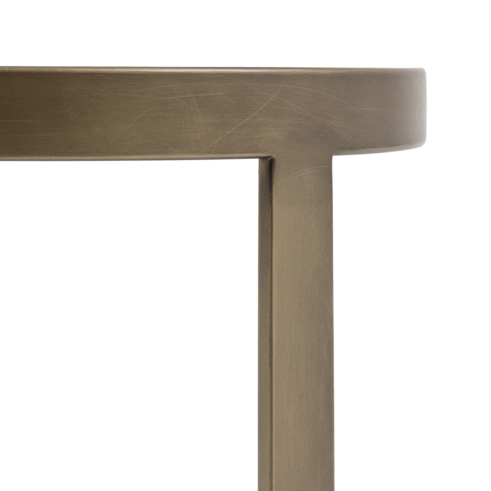 Elira Bronze Glass Side Table