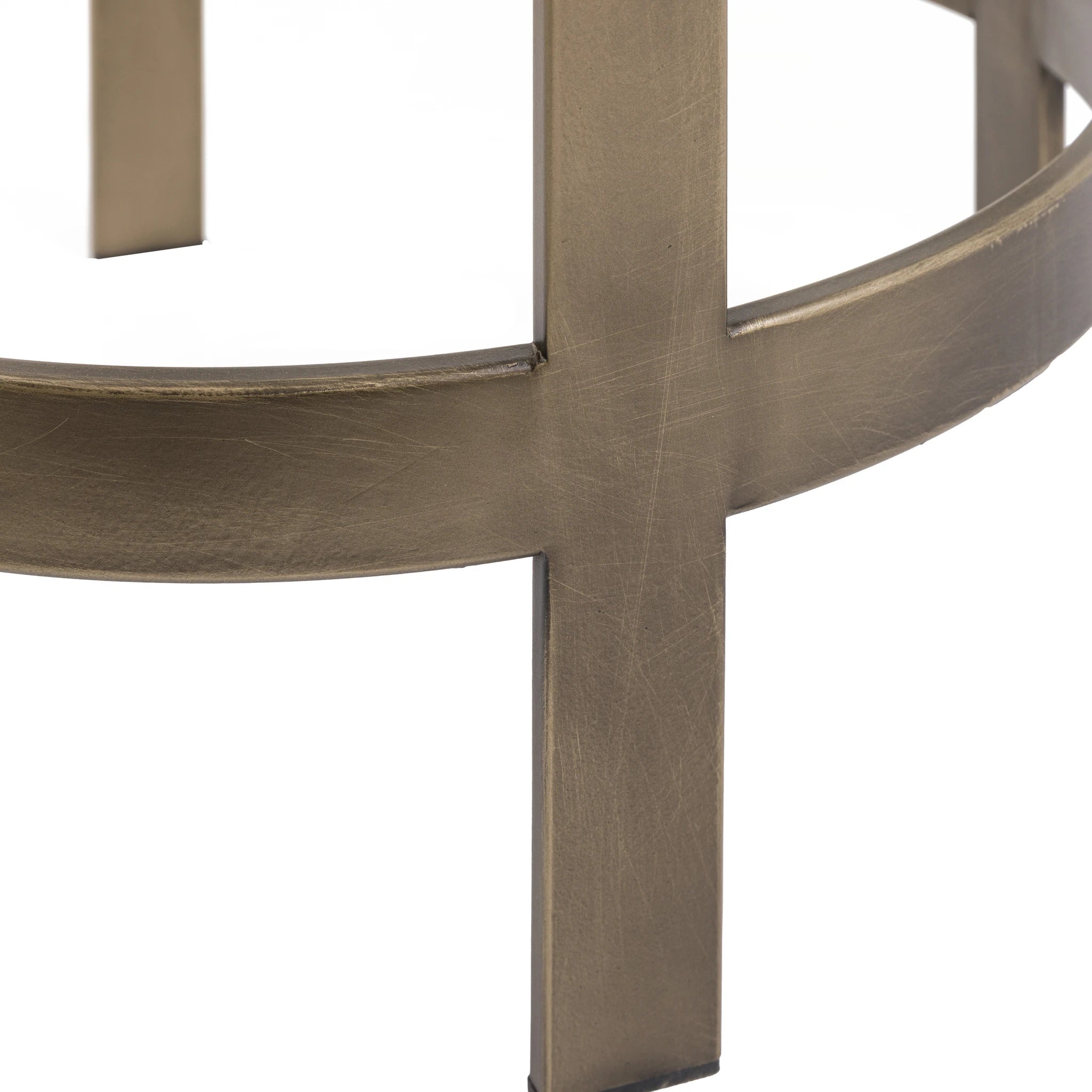 Elira Bronze Glass Side Table