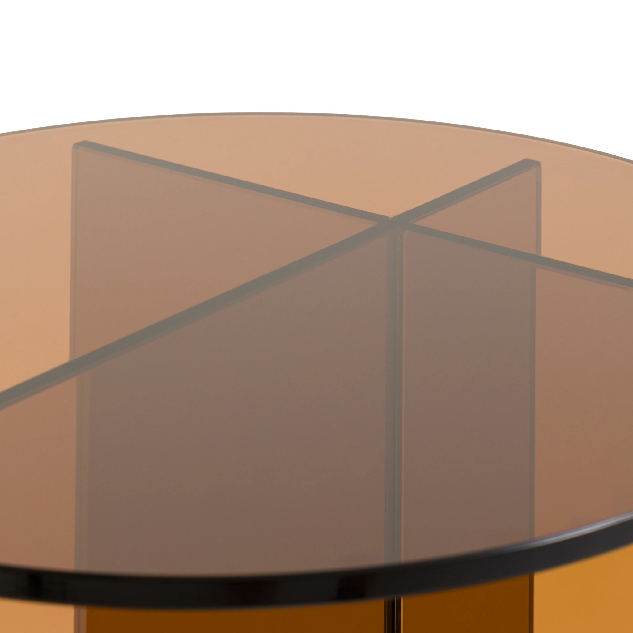 Vetrano Bronze Glass Side Table