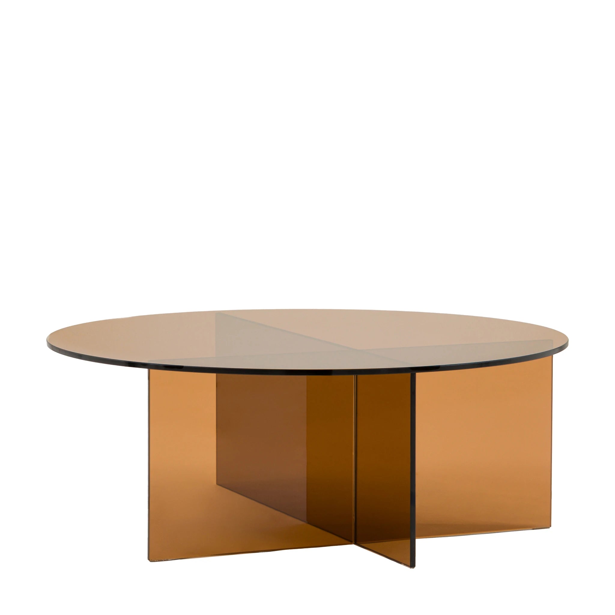 Vetrano Bronze Glass Coffee Table