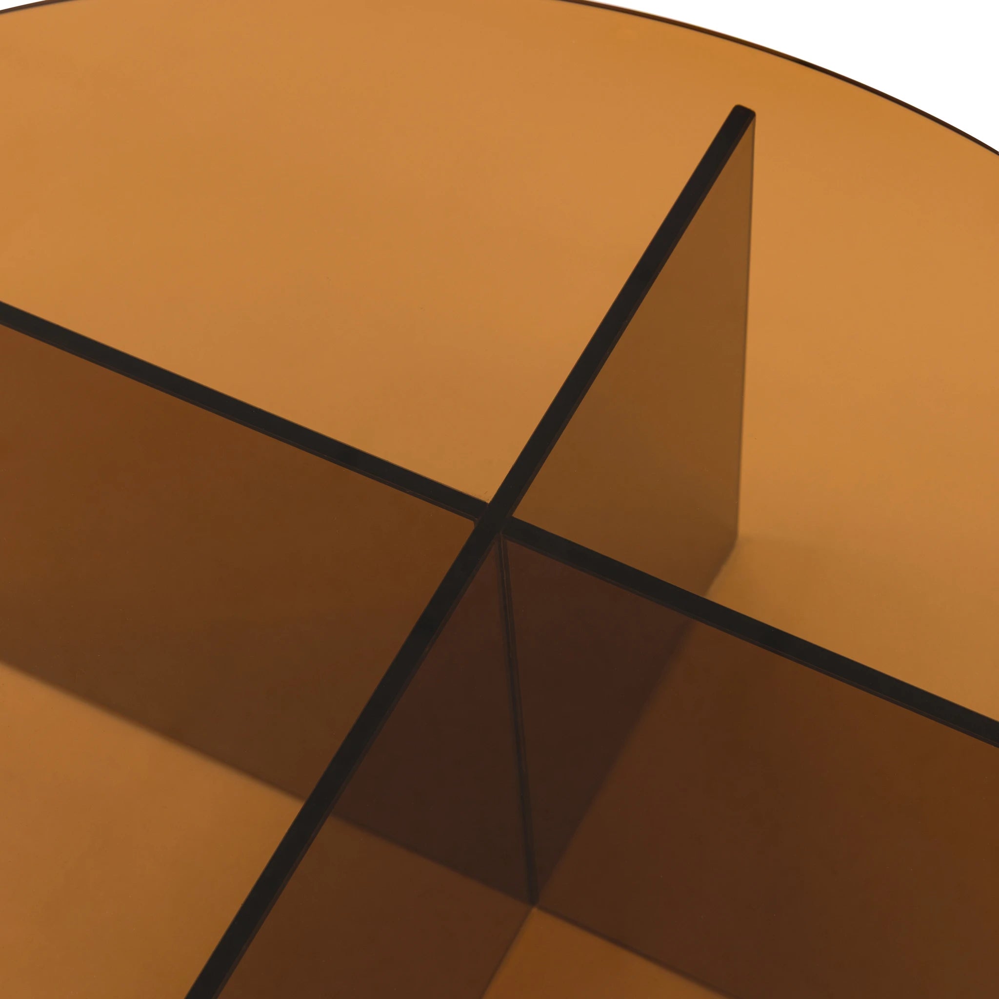 Vetrano Bronze Glass Coffee Table