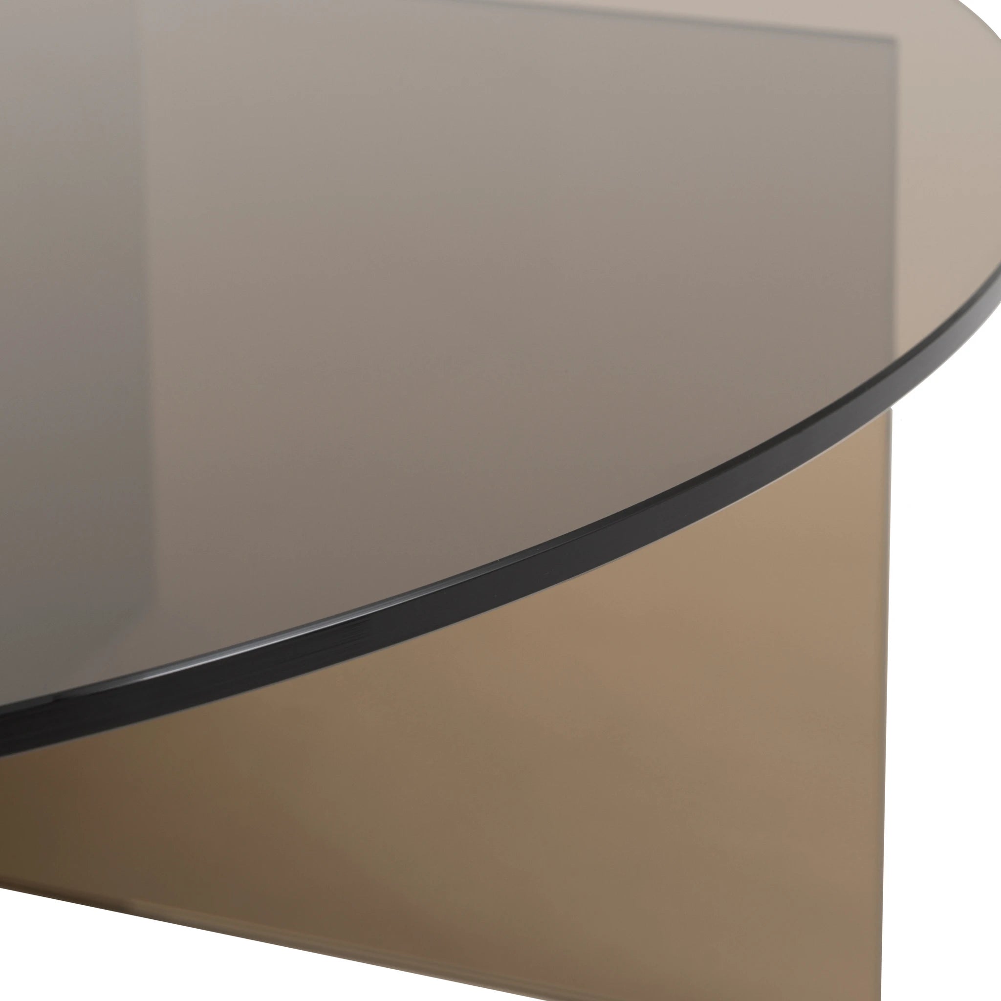 Vetrano Charcoal Glass Coffee Table