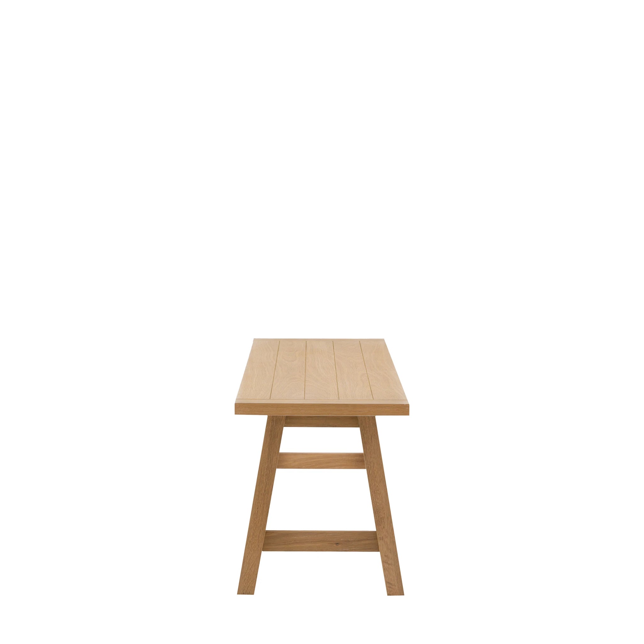 Radley Trestle Natural Oak Wood Dining Bench