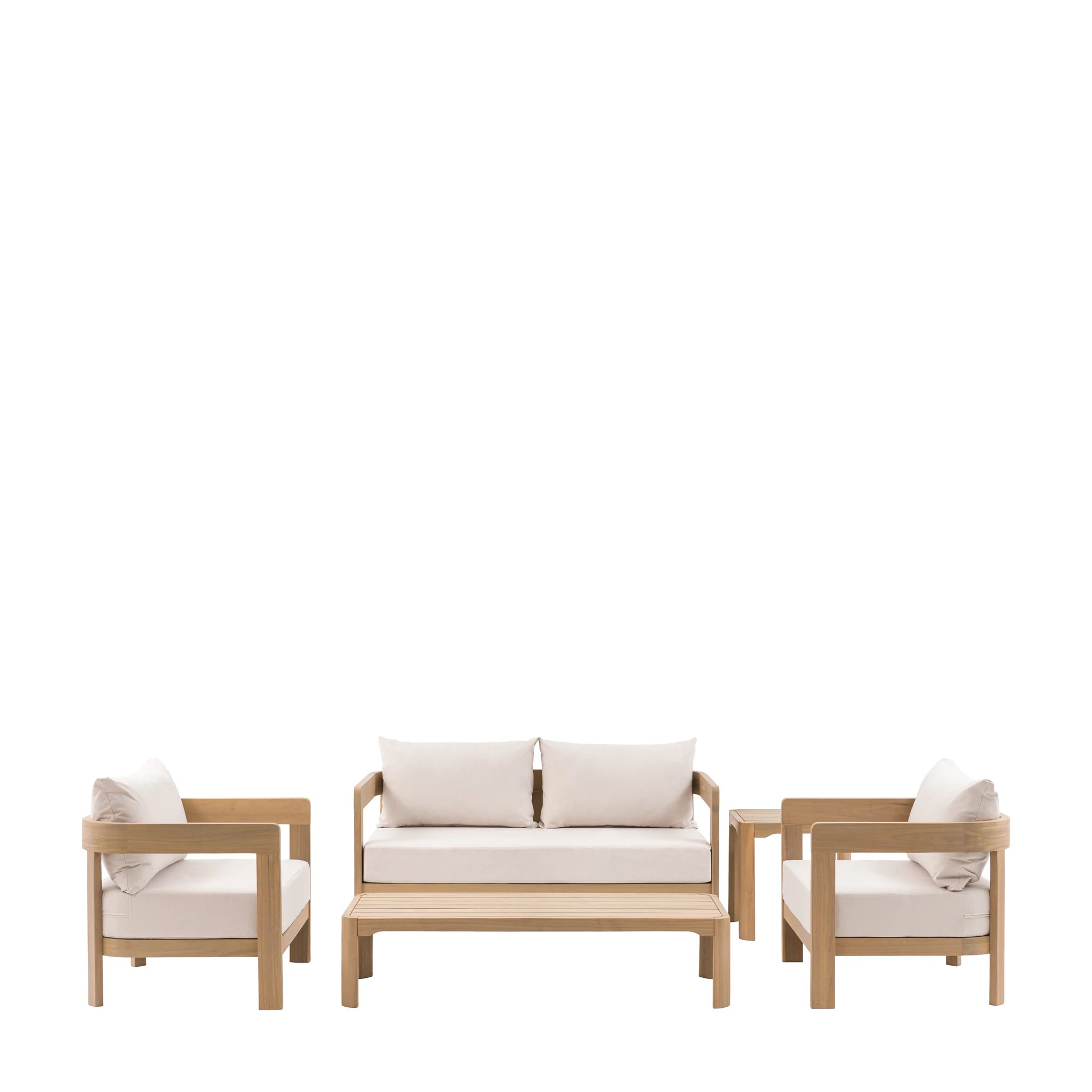 Maravela Natural Wood Outdoor Lounge Set