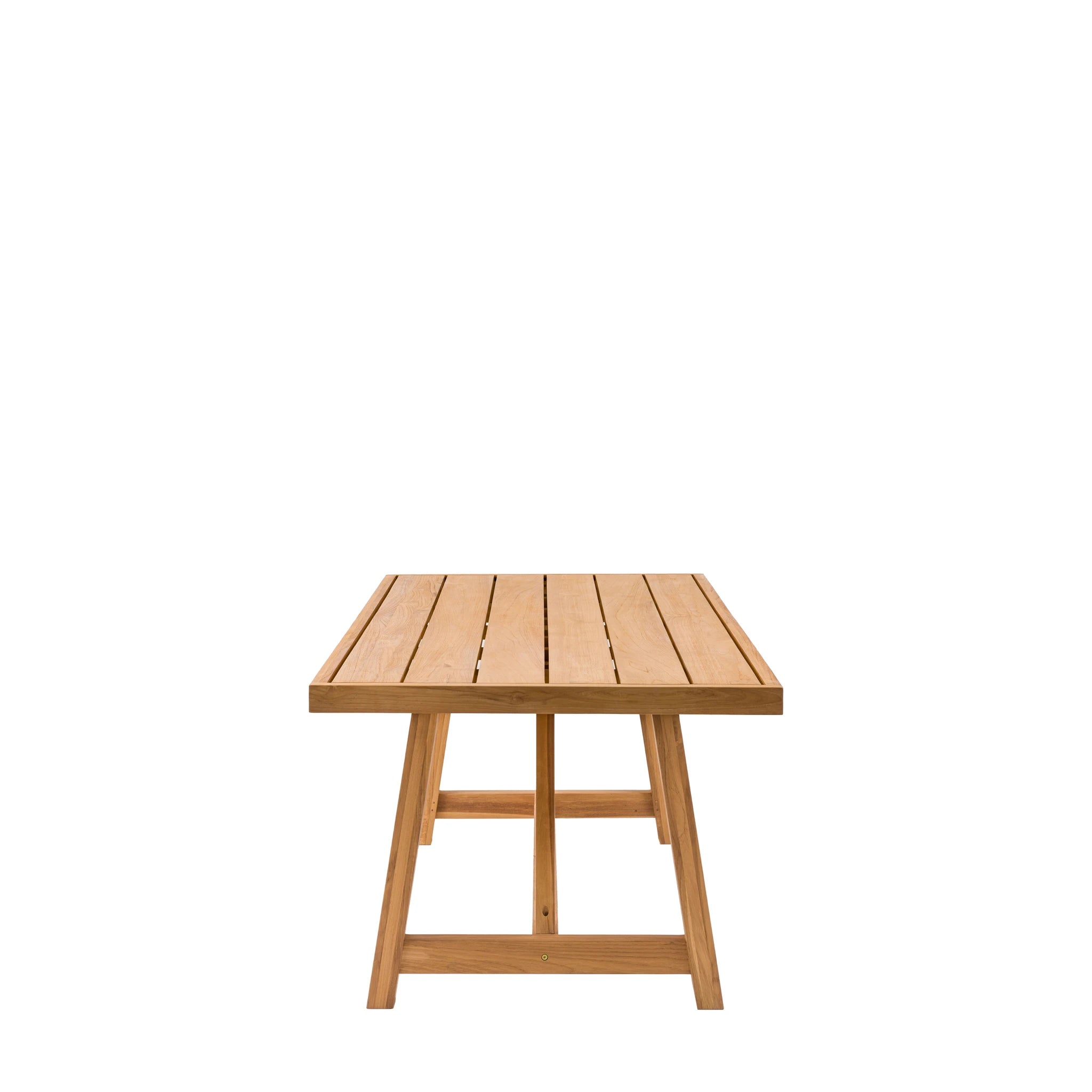 Rosehaven Rectangular Natural Wood Outdoor Dining Table 240x100cm
