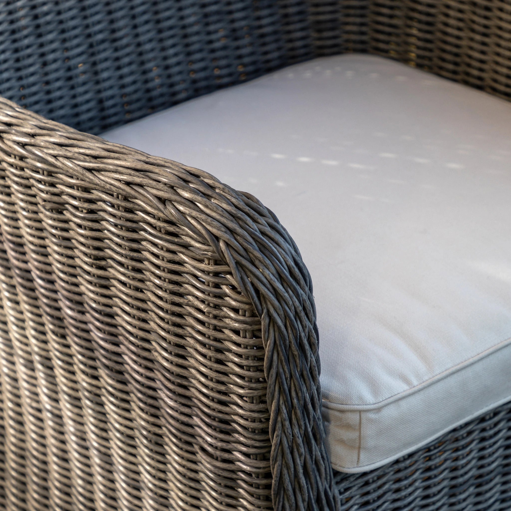 Romney Salt Spray Wicker Outdoor Bistro Set