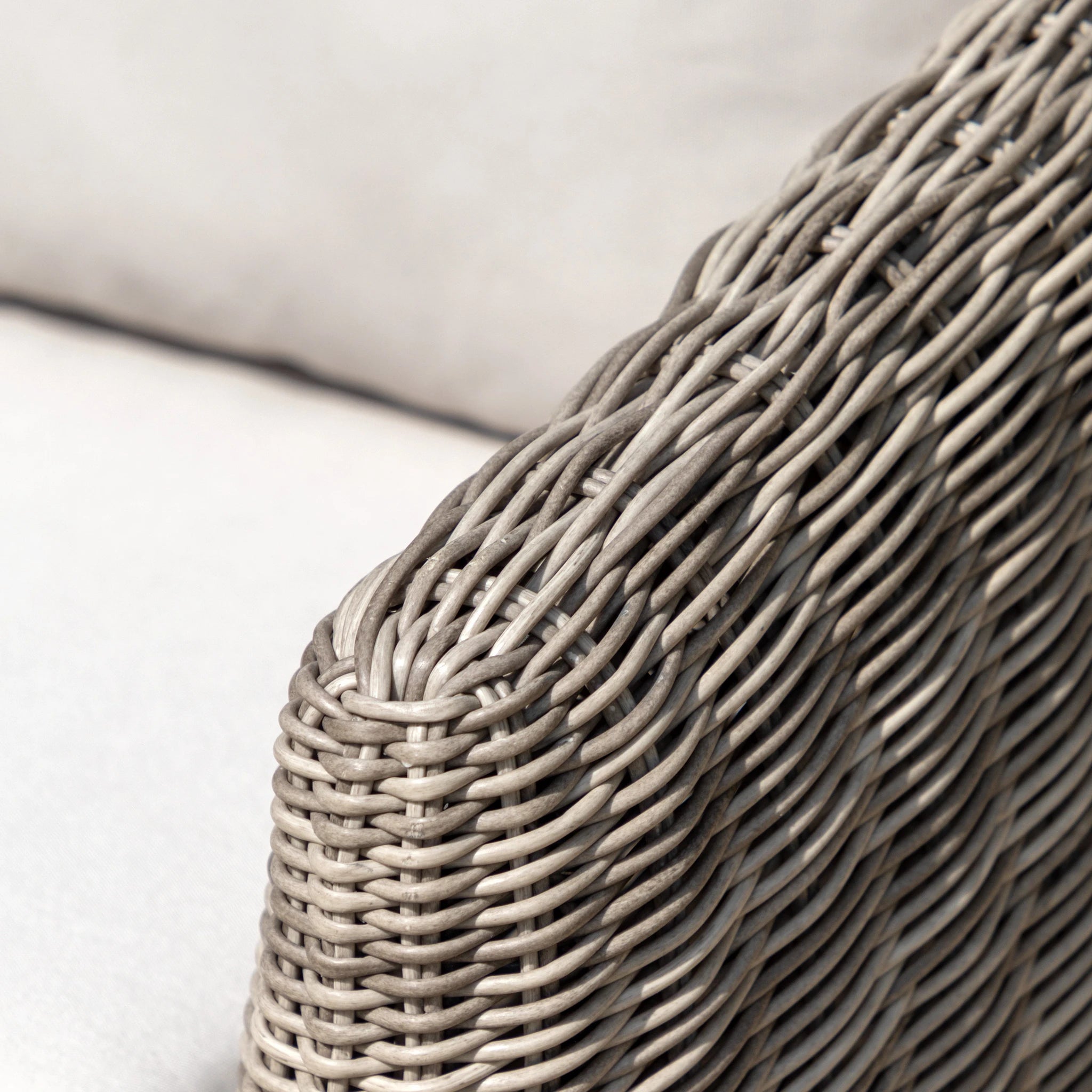 Beatrice Natural Wicker Outdoor Armchair