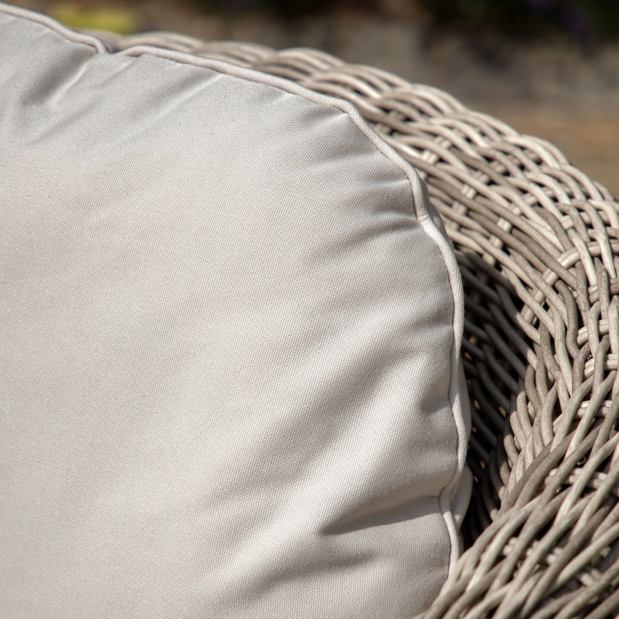 Beatrice Natural Wicker Outdoor Armchair