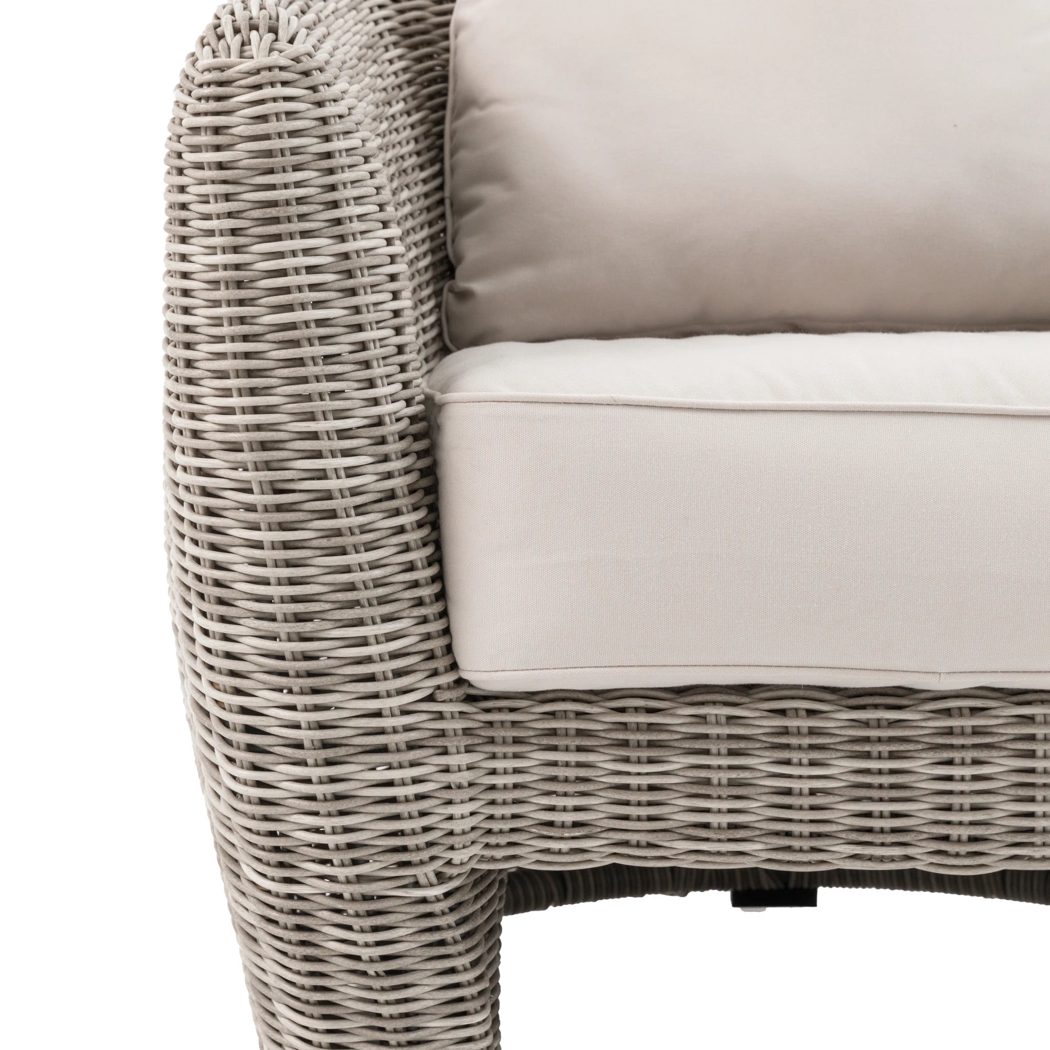 Beatrice Natural Wicker Outdoor Armchair