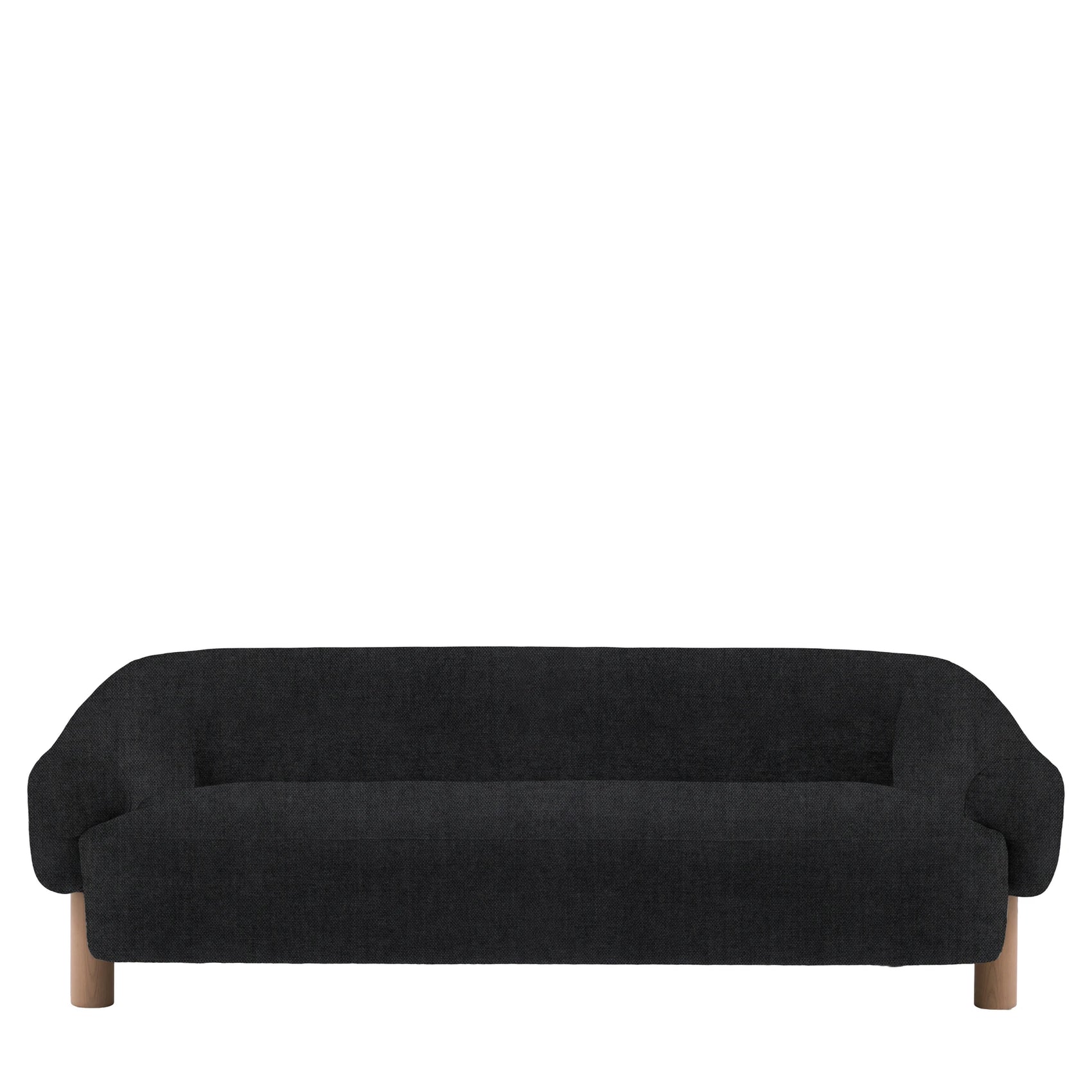 Easton 3 Seater Sofa - Verona Carbon Grey Leg