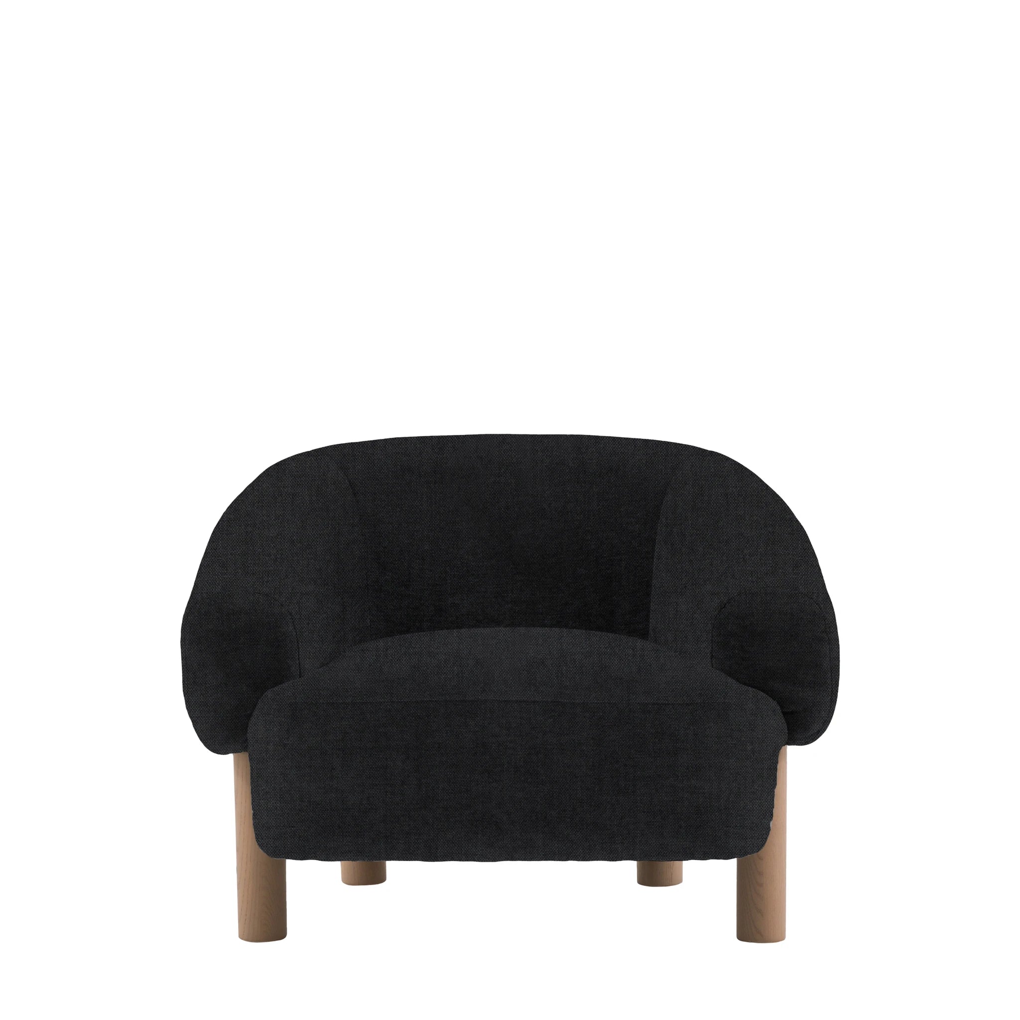 Easton Armchair - Verona Carbon Grey Leg
