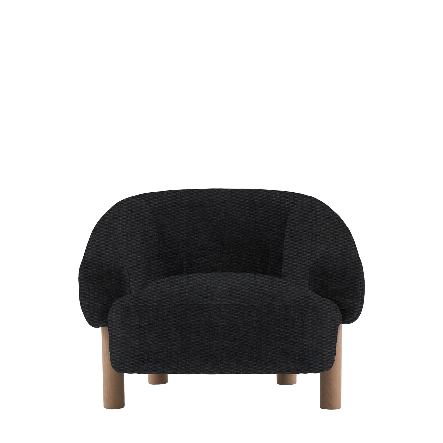Easton Armchair - Verona Carbon Grey Leg