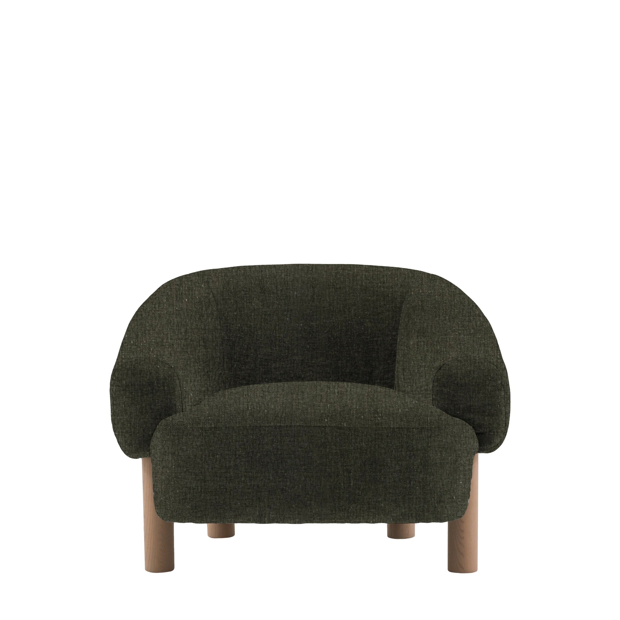 Heston Armchair Willow Hunter Grey Leg