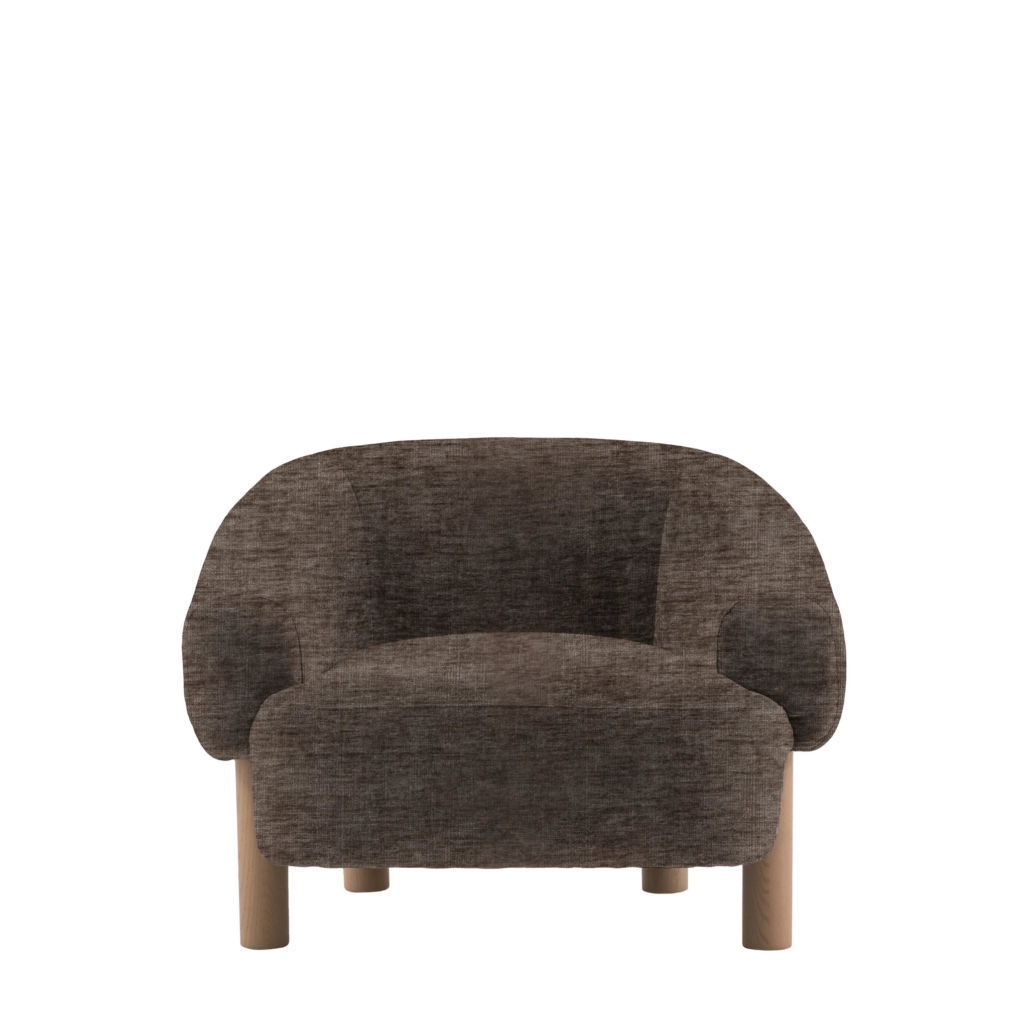 Heston Armchair Celine Shadow Grey Leg