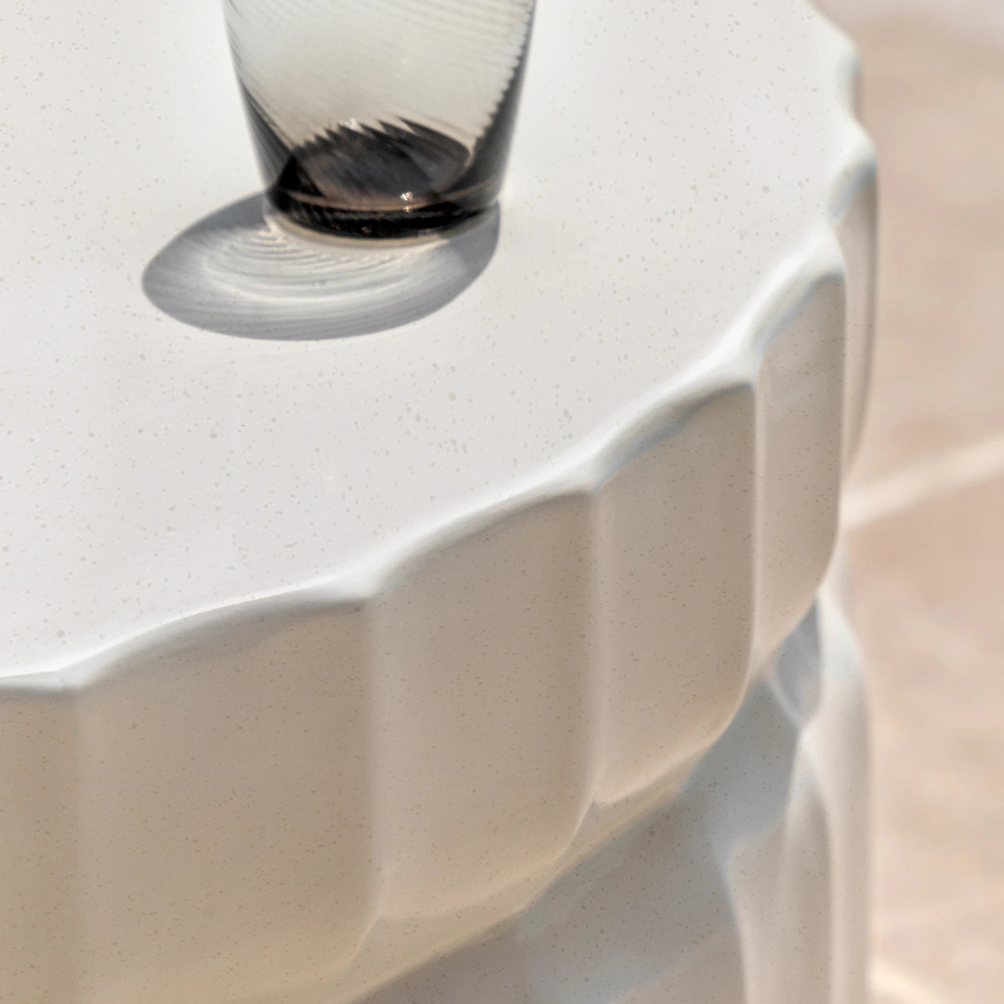 Kennedy Cream Concrete Coffee Table