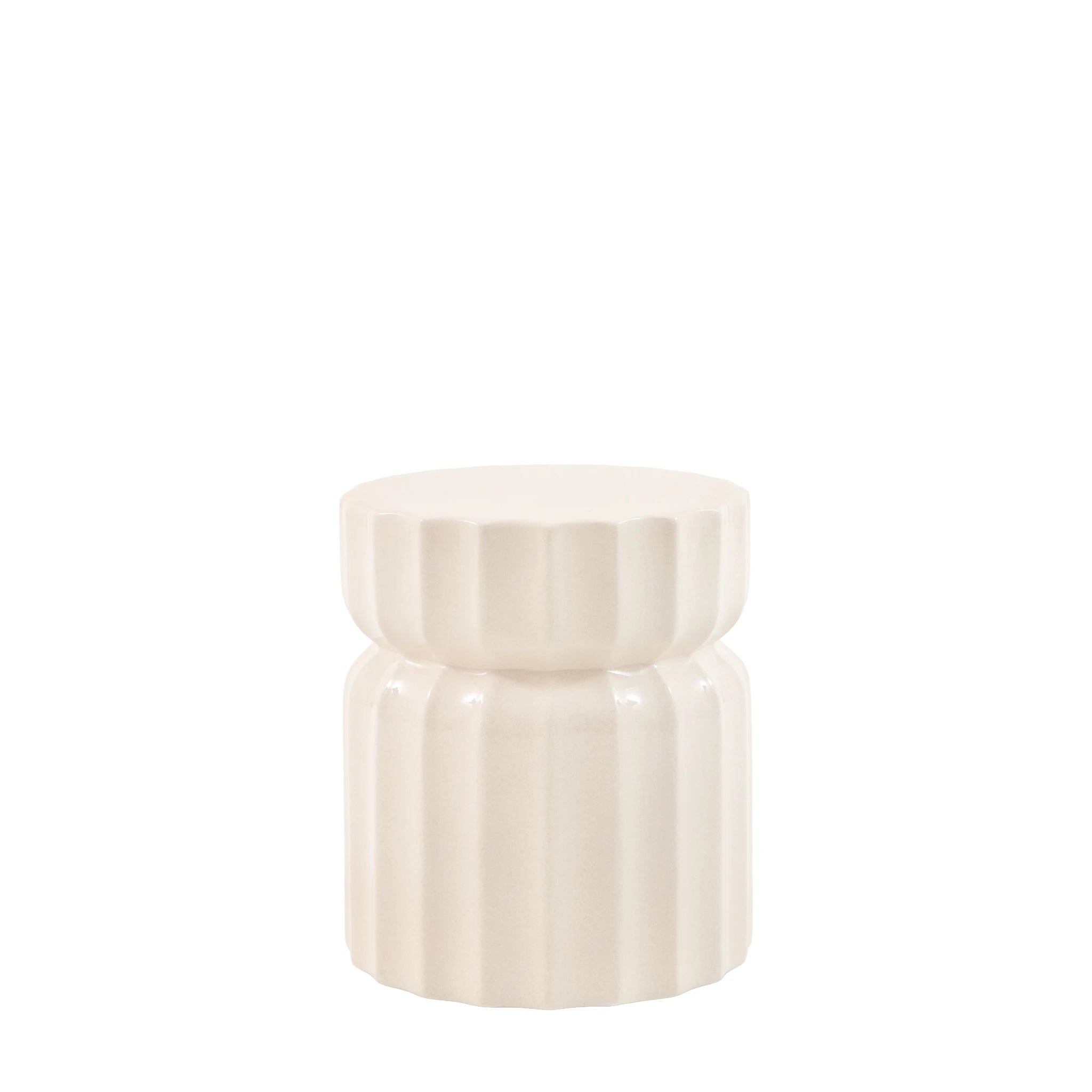Kennedy Cream Concrete Side Table
