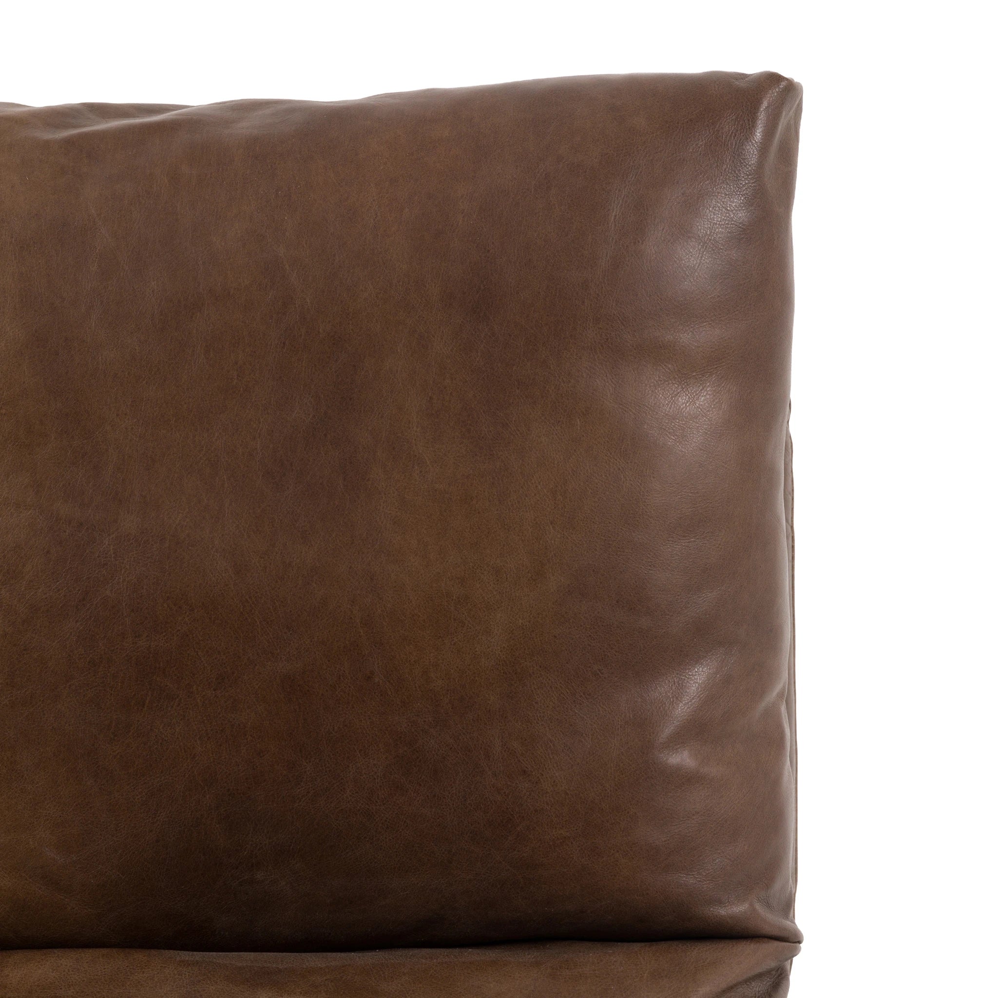 Juniper Brown Leather Lounger Armchair