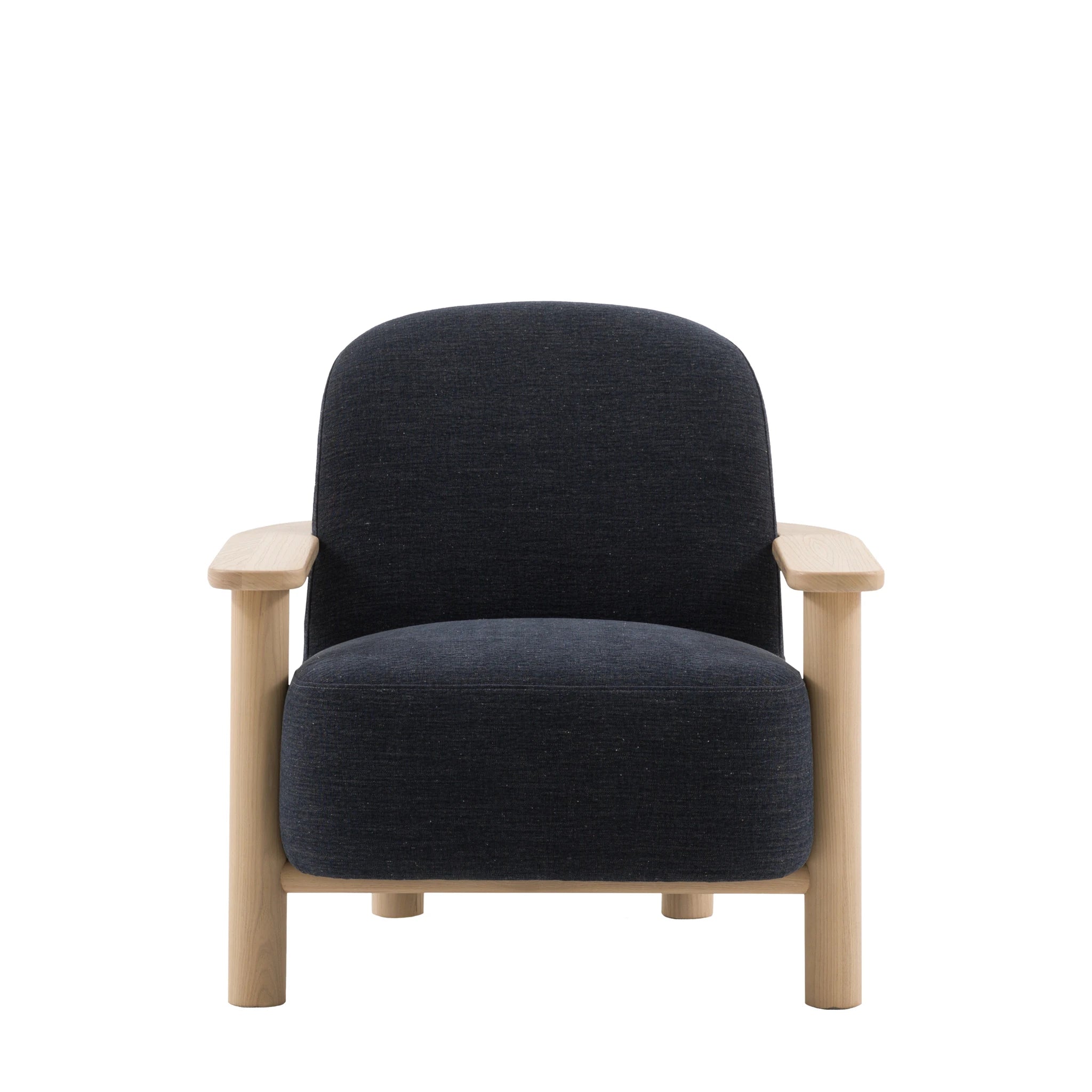 Savannah Willow Pacific Blue Woven Fabric Armchair