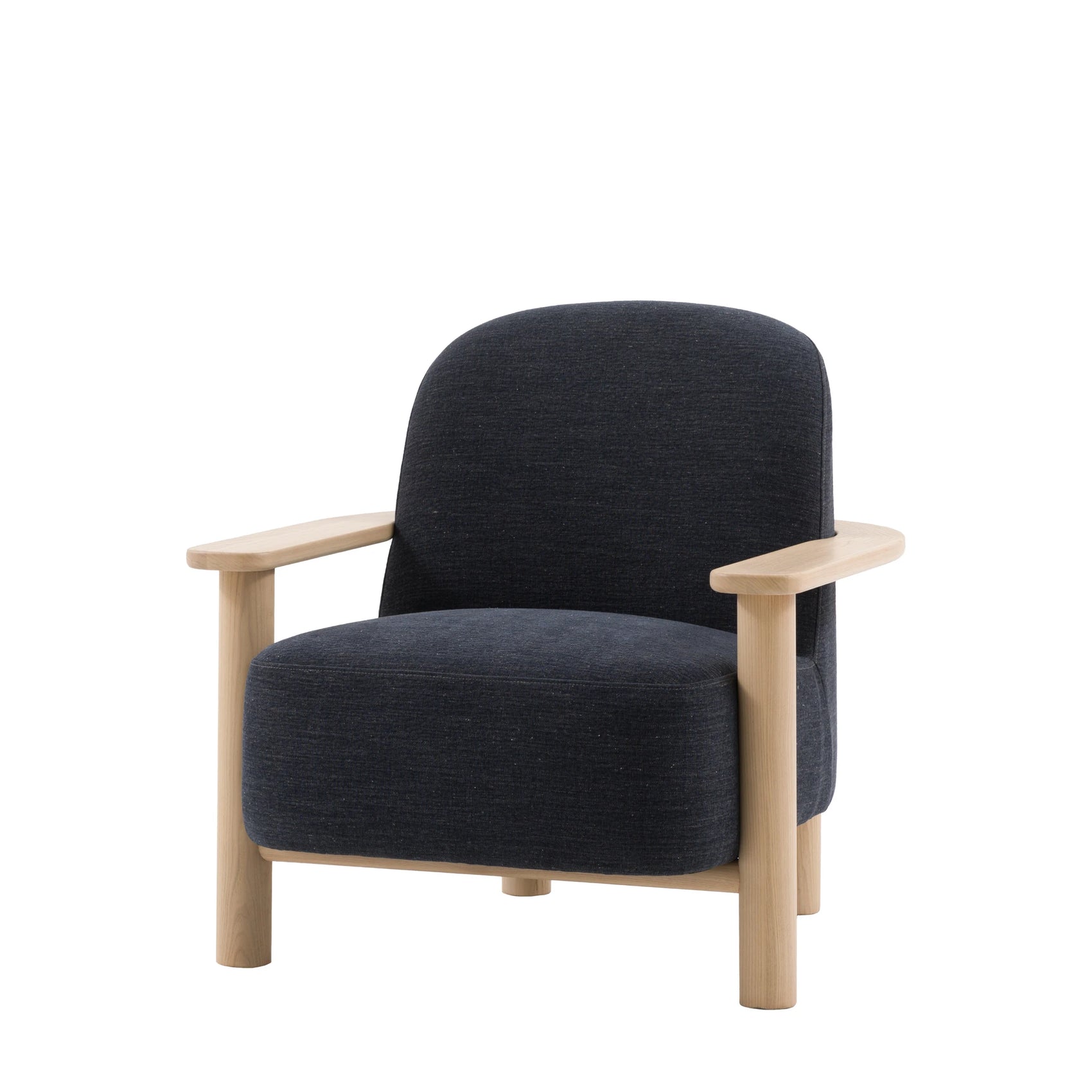 Savannah Willow Pacific Blue Woven Fabric Armchair