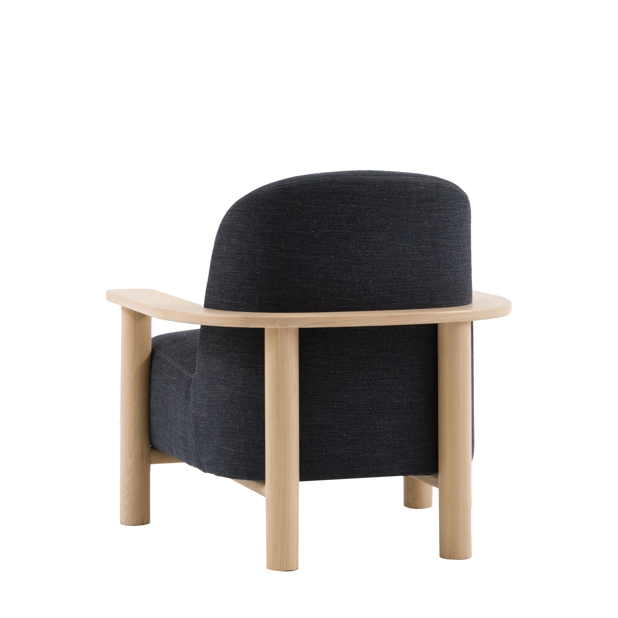 Savannah Willow Pacific Blue Woven Fabric Armchair